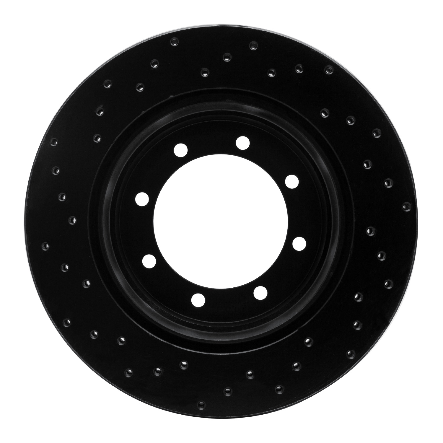 623-54200R Drilled Brake Rotor [Black], 2005-2012 Ford/Lincoln/Mercury/Mazda, Position: Rear Right, Rr Right