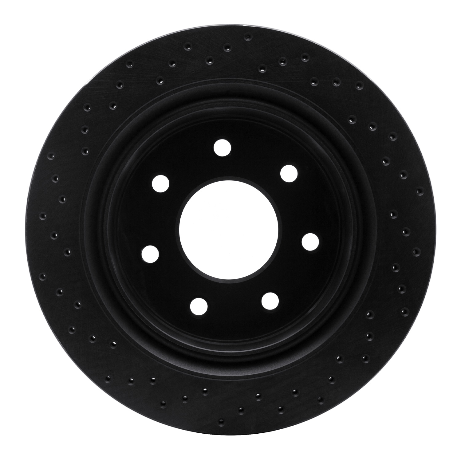 623-54218R Drilled Brake Rotor [Black], 2012-2014 Ford/Lincoln/Mercury/Mazda, Position: Rear Right