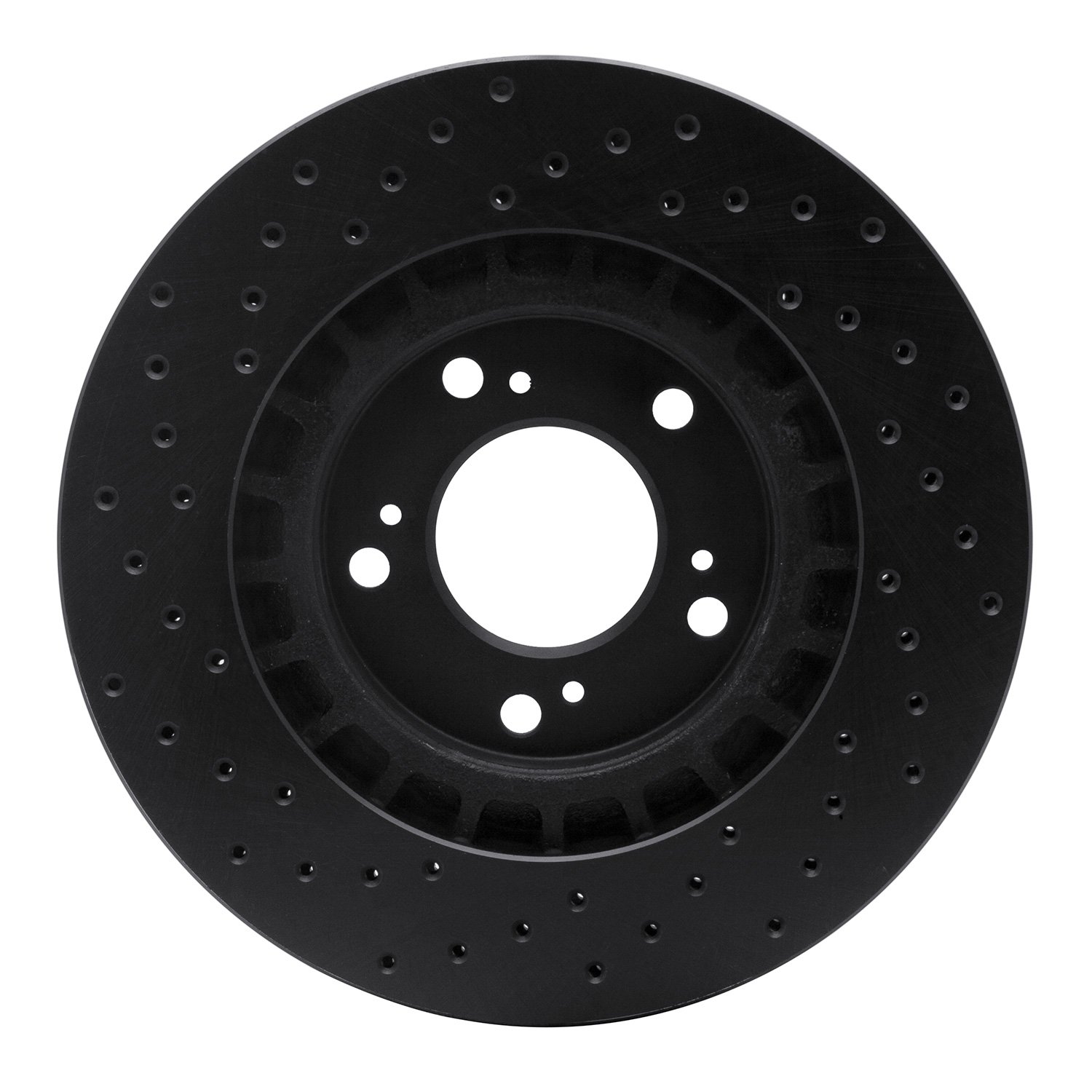 623-59027R Drilled Brake Rotor [Black], 2000-2009 Acura/Honda, Position: Front Right