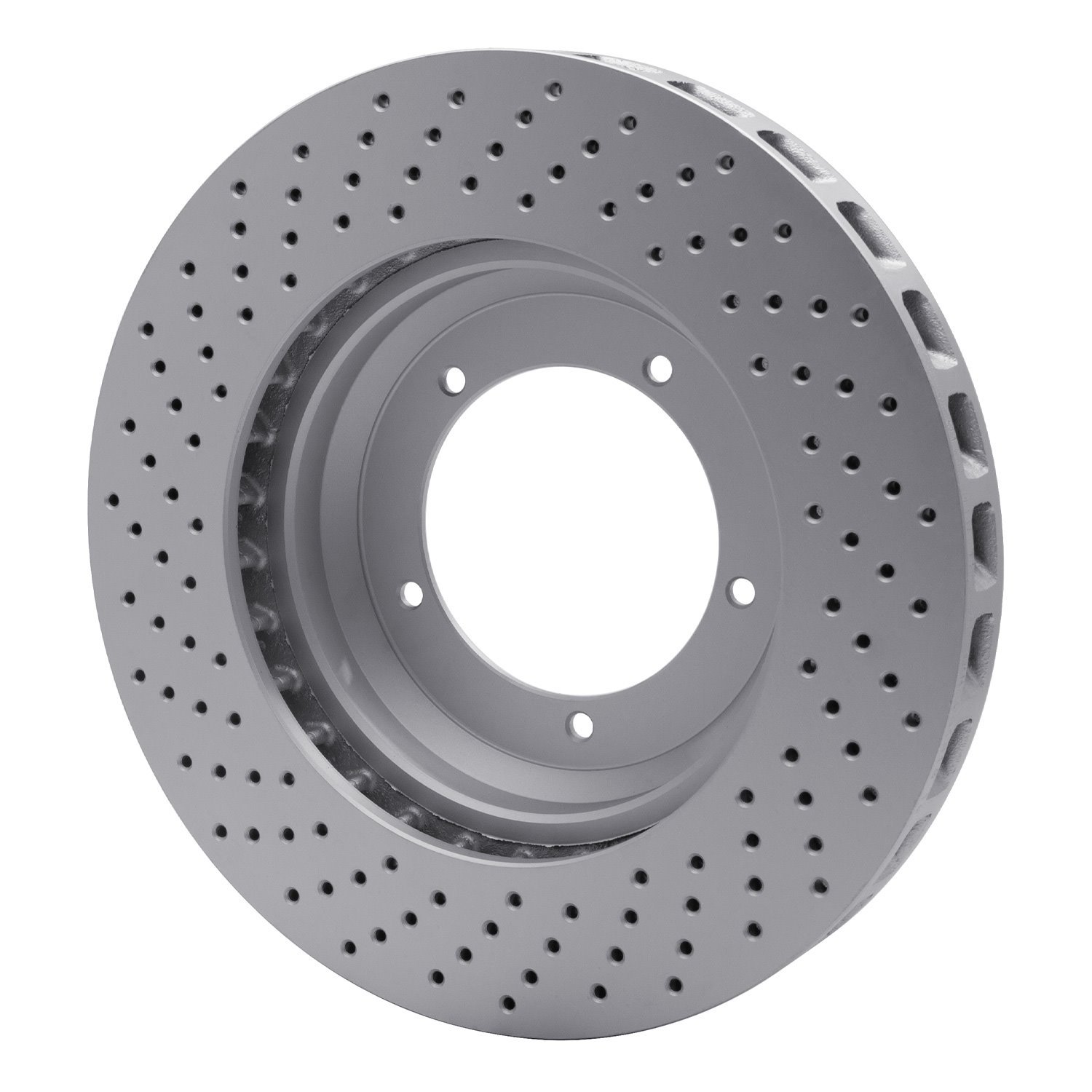 624-02012D GEOSPEC Drilled Rotor [Coated], 1982-1989 Porsche, Position: Right Front