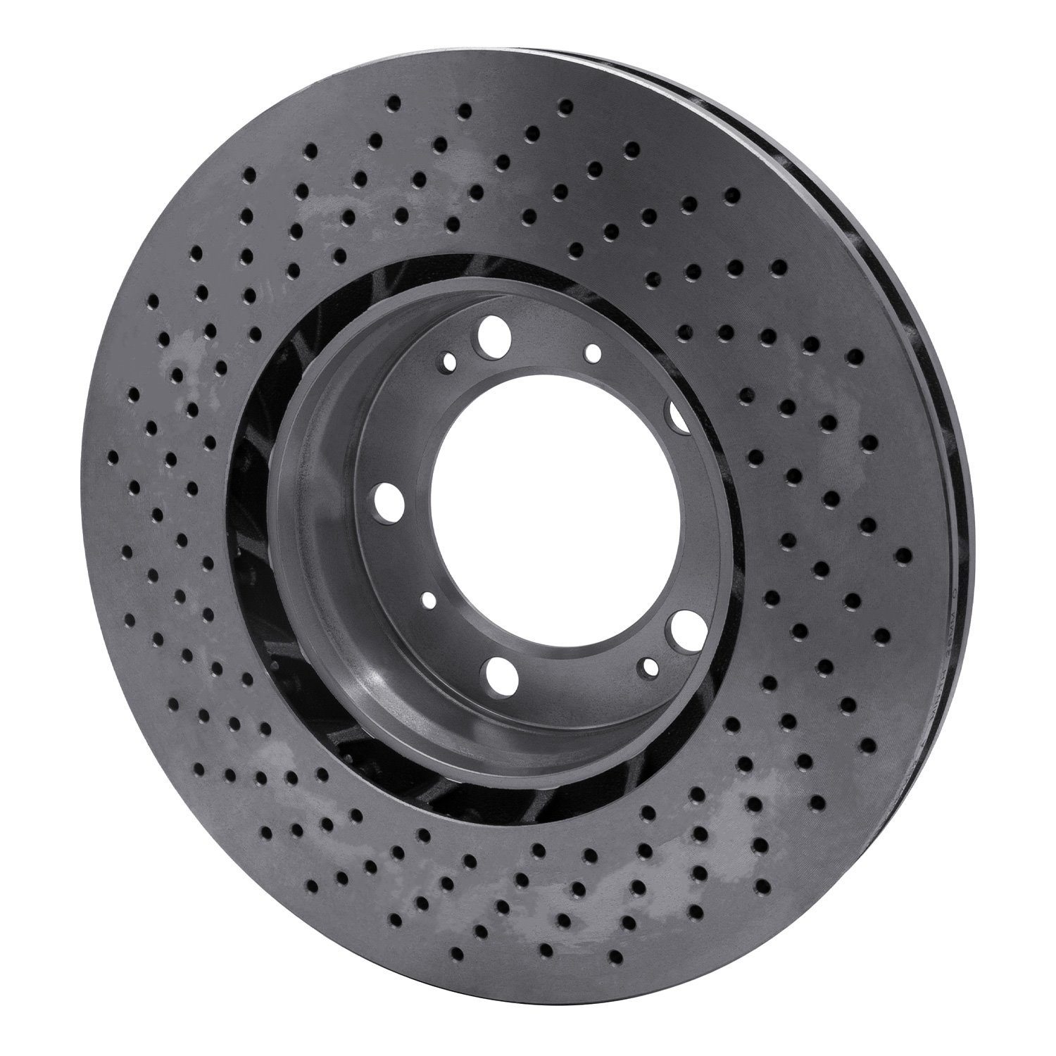 624-02033D GEOSPEC Drilled Rotor [Coated], 1998-2012 Porsche, Position: Right Front