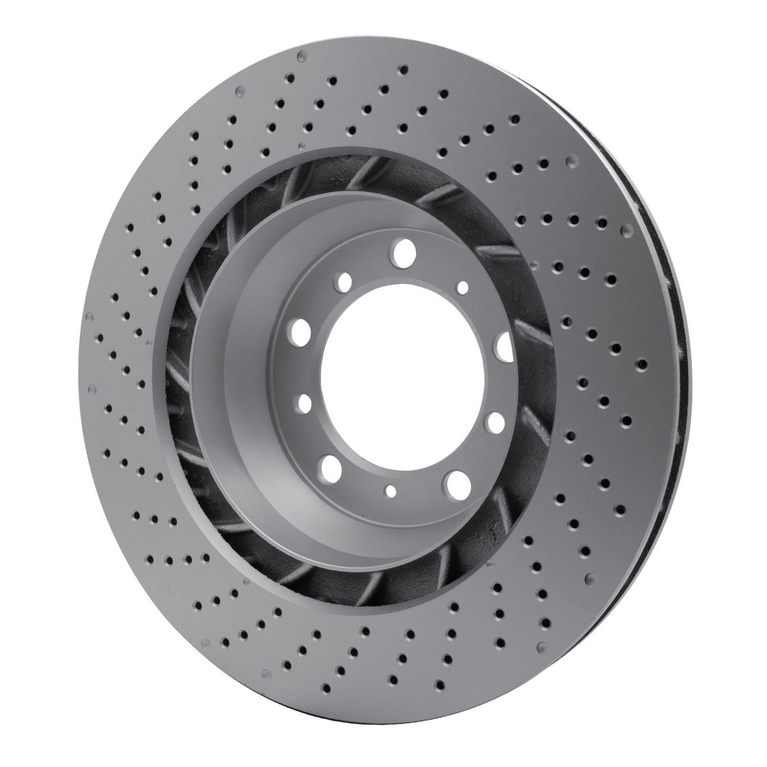 624-02109D GEOSPEC Drilled Rotor [Coated], Fits Select Porsche, Position: Rear Right