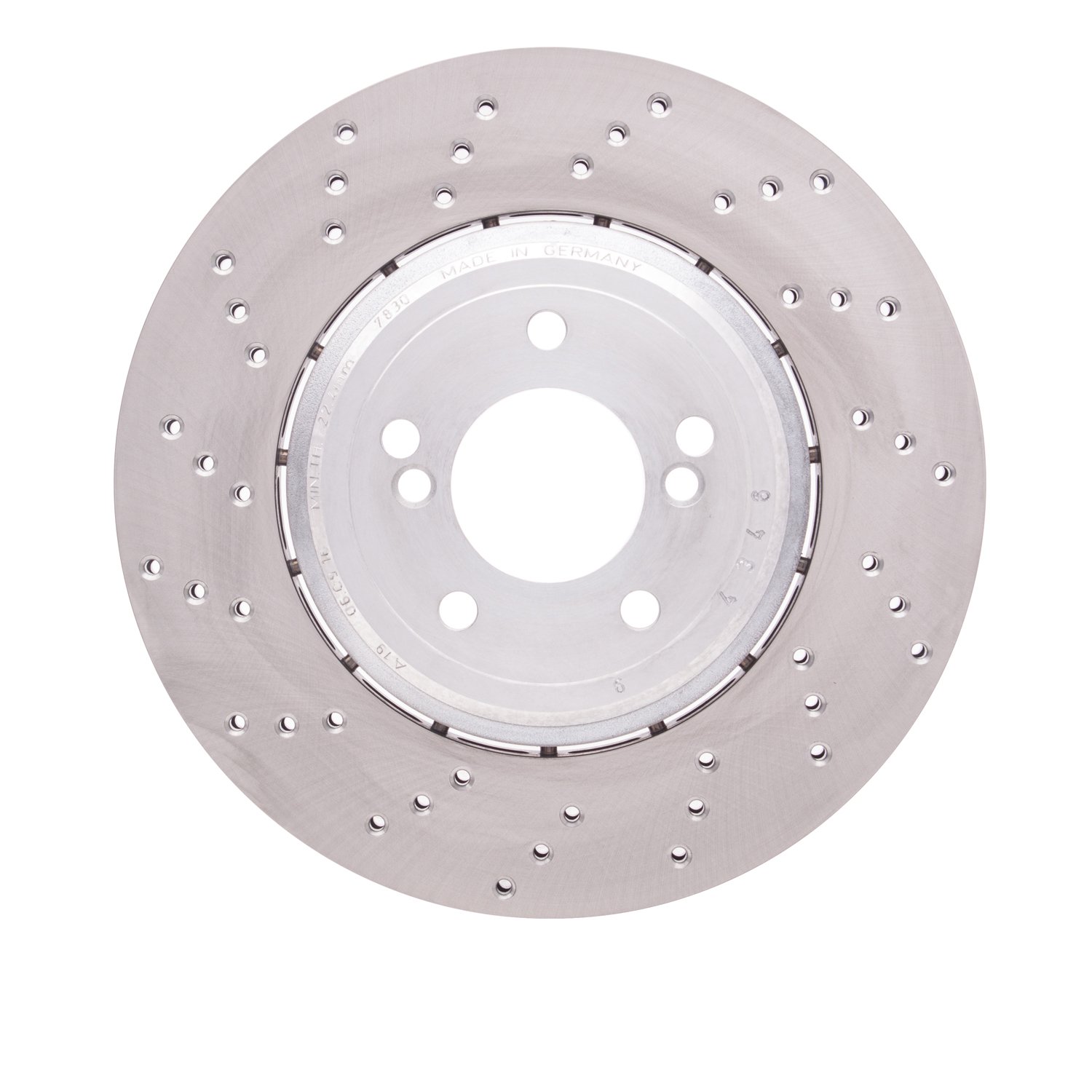 624-31091D GEOSPEC Drilled Rotor [Coated], 2008-2013 BMW, Position: Rear Left