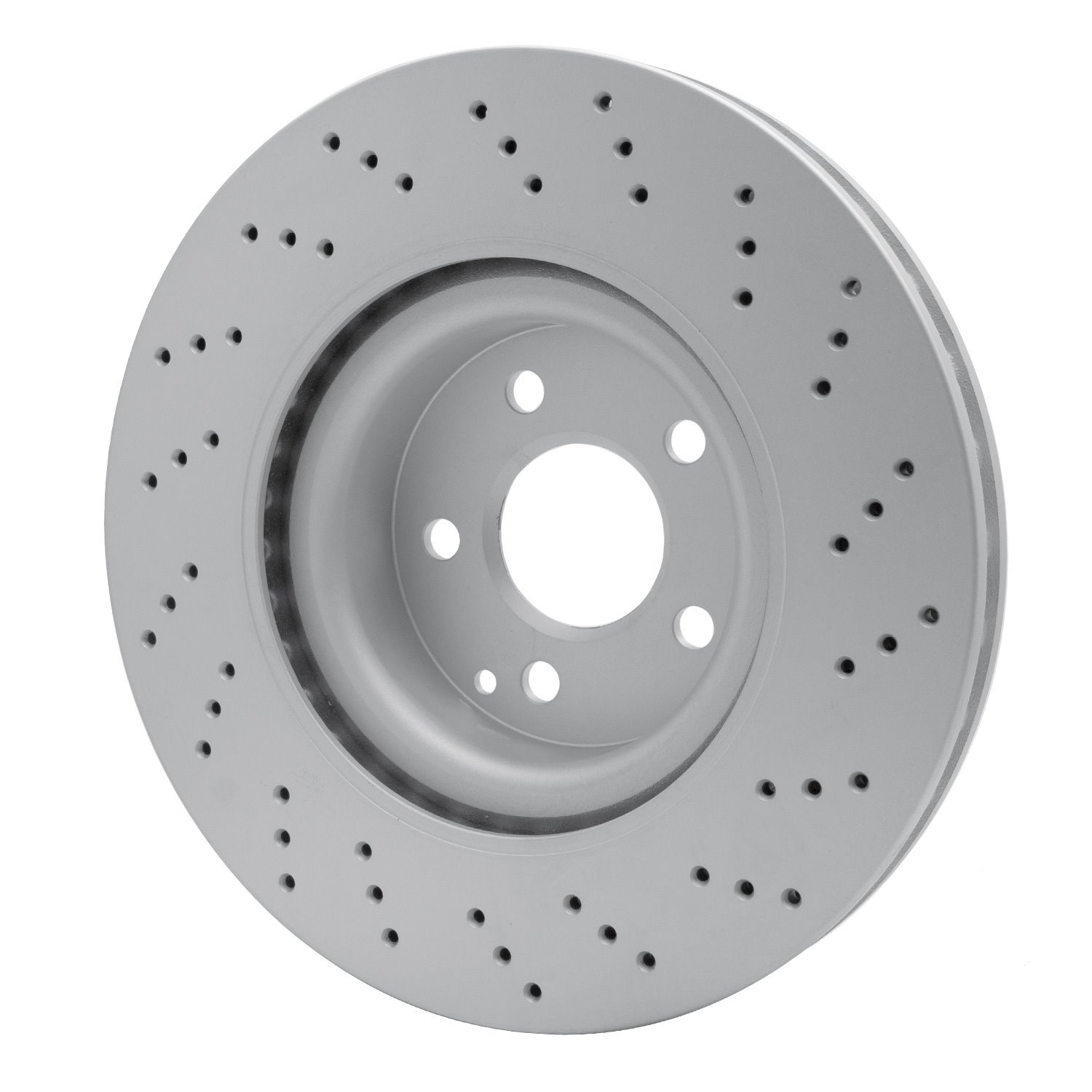 624-63079 GEOSPEC Drilled Rotor [Coated], 2007-2013 Mercedes-Benz, Position: Front