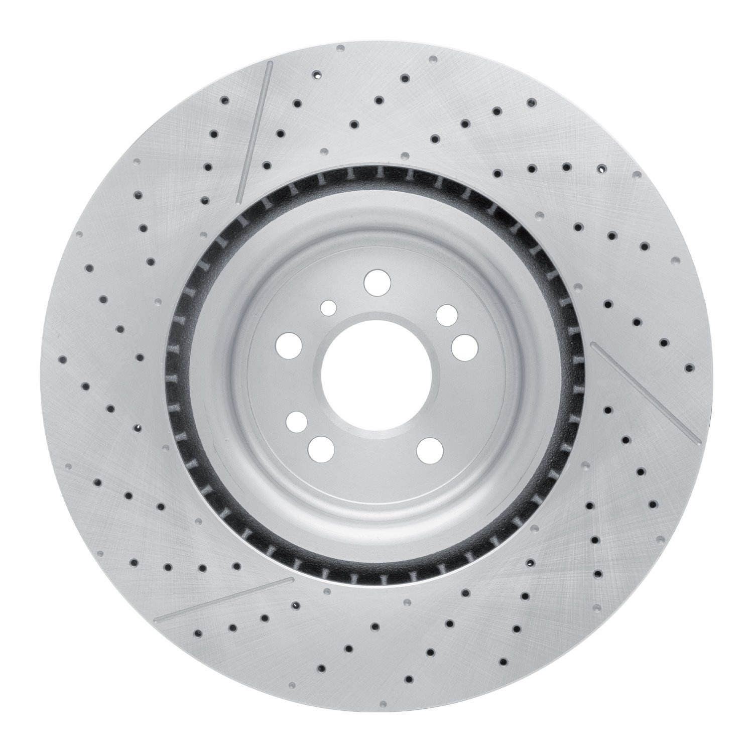 630-63142 Drilled/Slotted Brake Rotor, 2012-2019 Mercedes-Benz, Position: Front