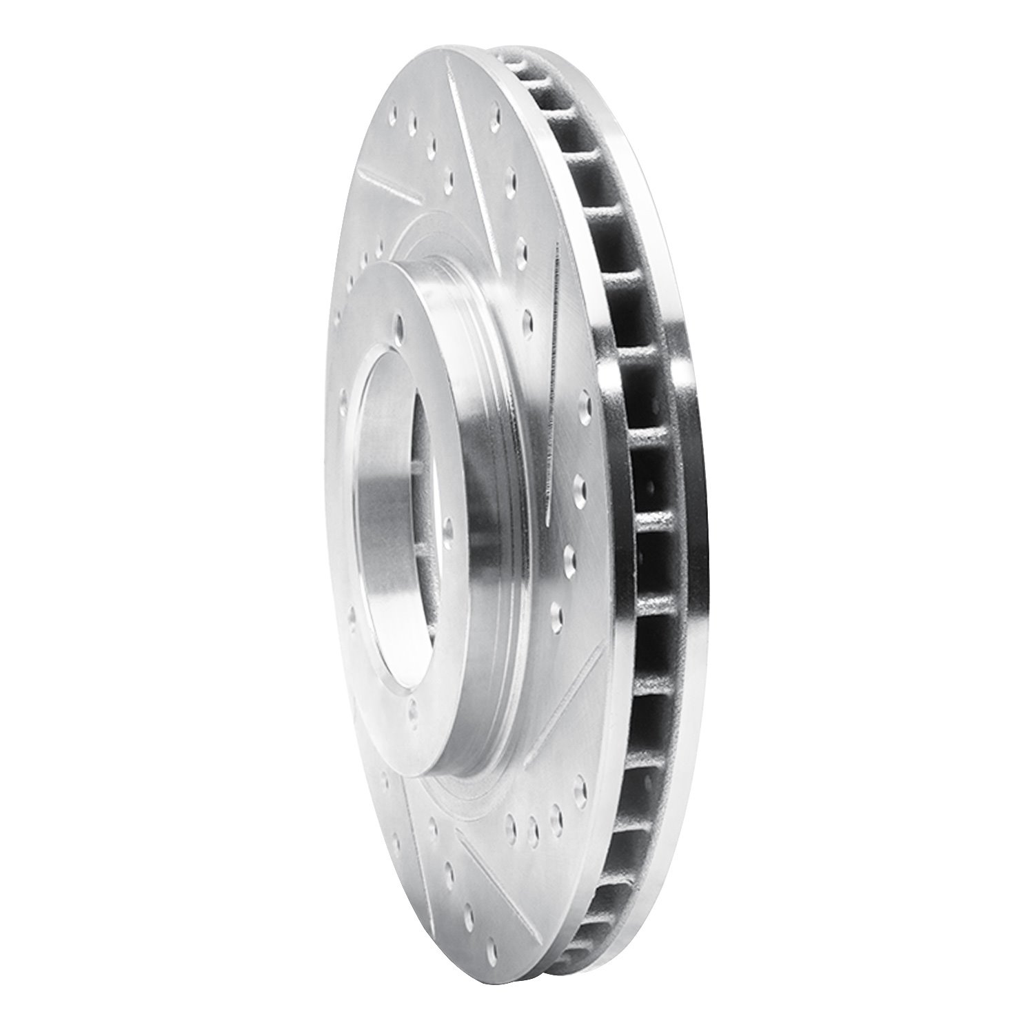 631-02018R Drilled/Slotted Brake Rotor [Silver], 1986-1986 Porsche, Position: Front Right