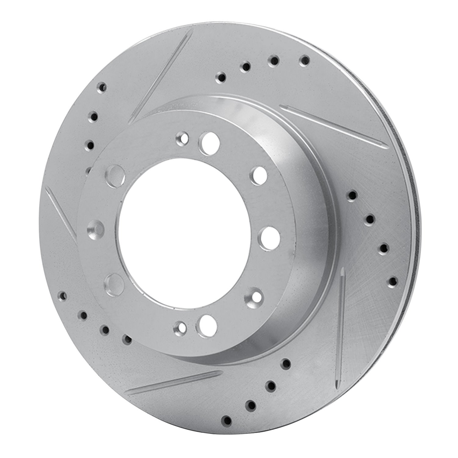 Drilled/Slotted Brake Rotor [Silver], 1986-1995 Porsche