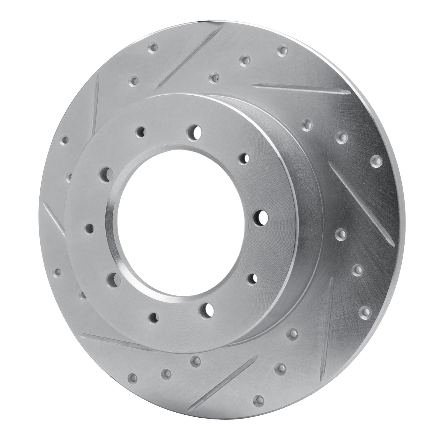 Drilled/Slotted Brake Rotor [Silver], 1974-2016 Land Rover