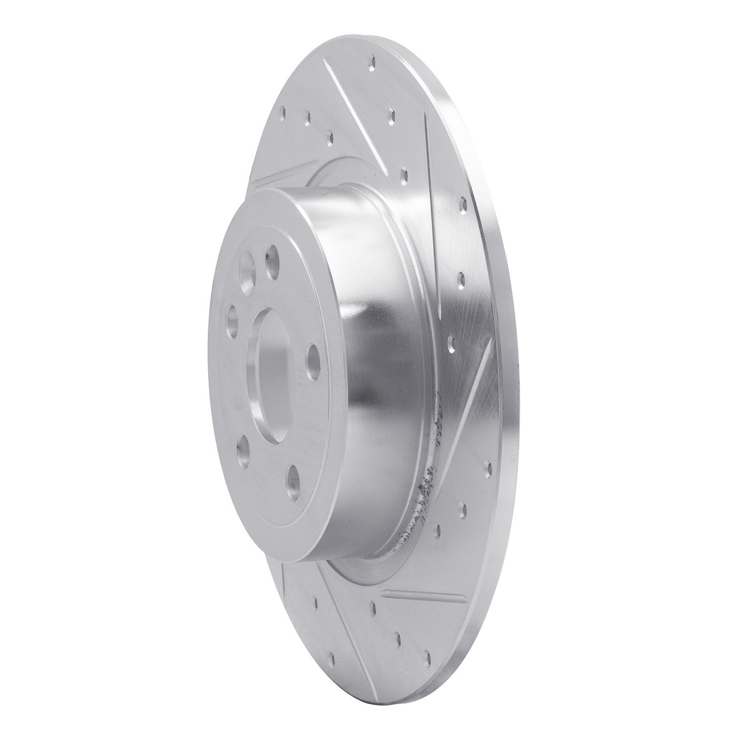 Drilled/Slotted Brake Rotor [Silver], 2016-2019 Land Rover