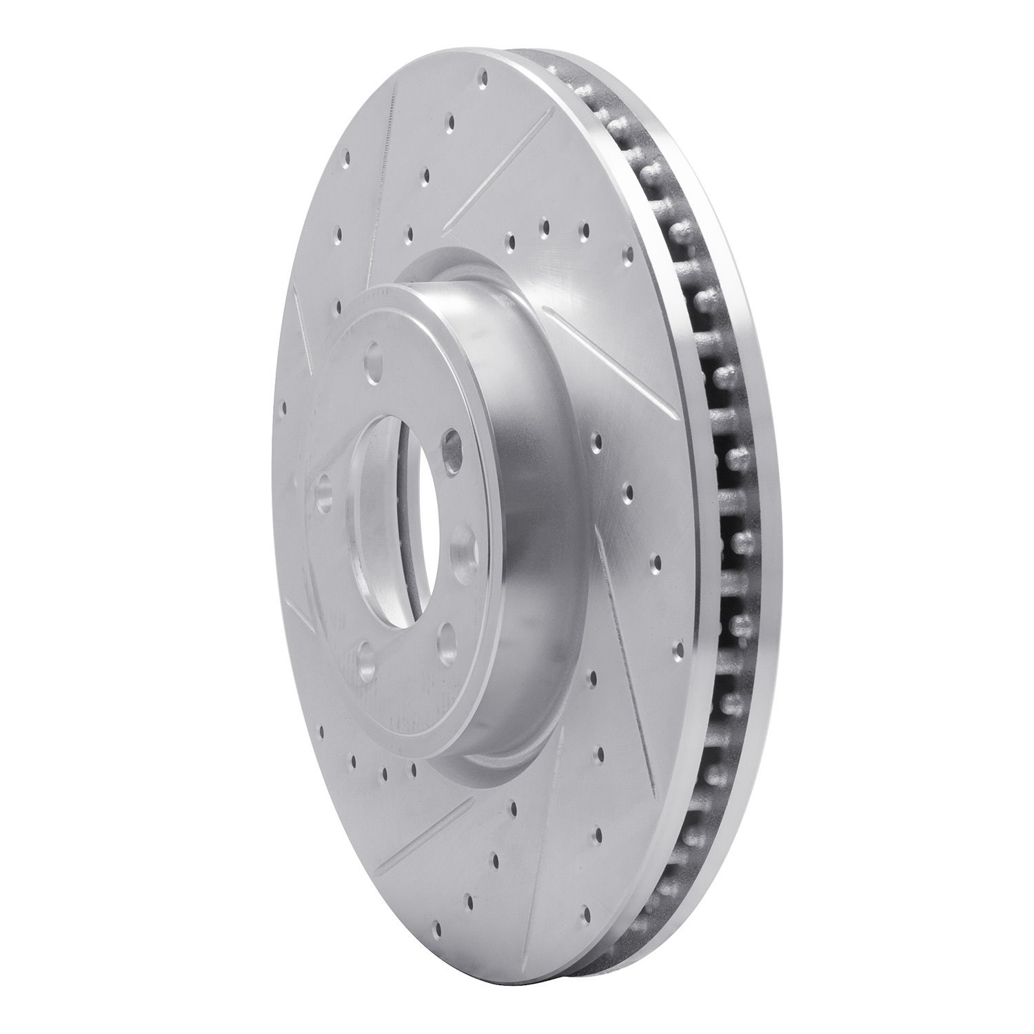 Drilled/Slotted Brake Rotor [Silver], 2018-2020 Land Rover