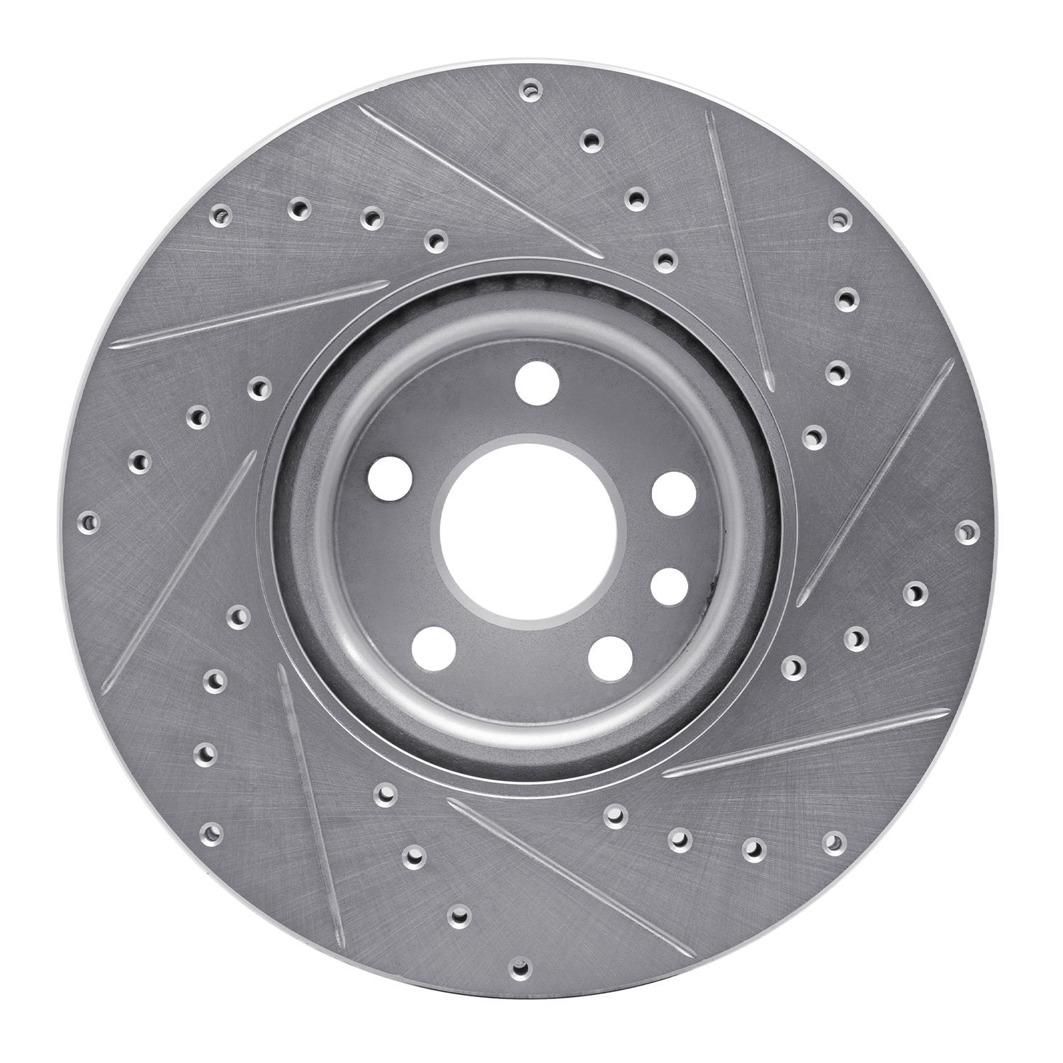 Drilled/Slotted Brake Rotor [Silver], 2016-2017 Volvo