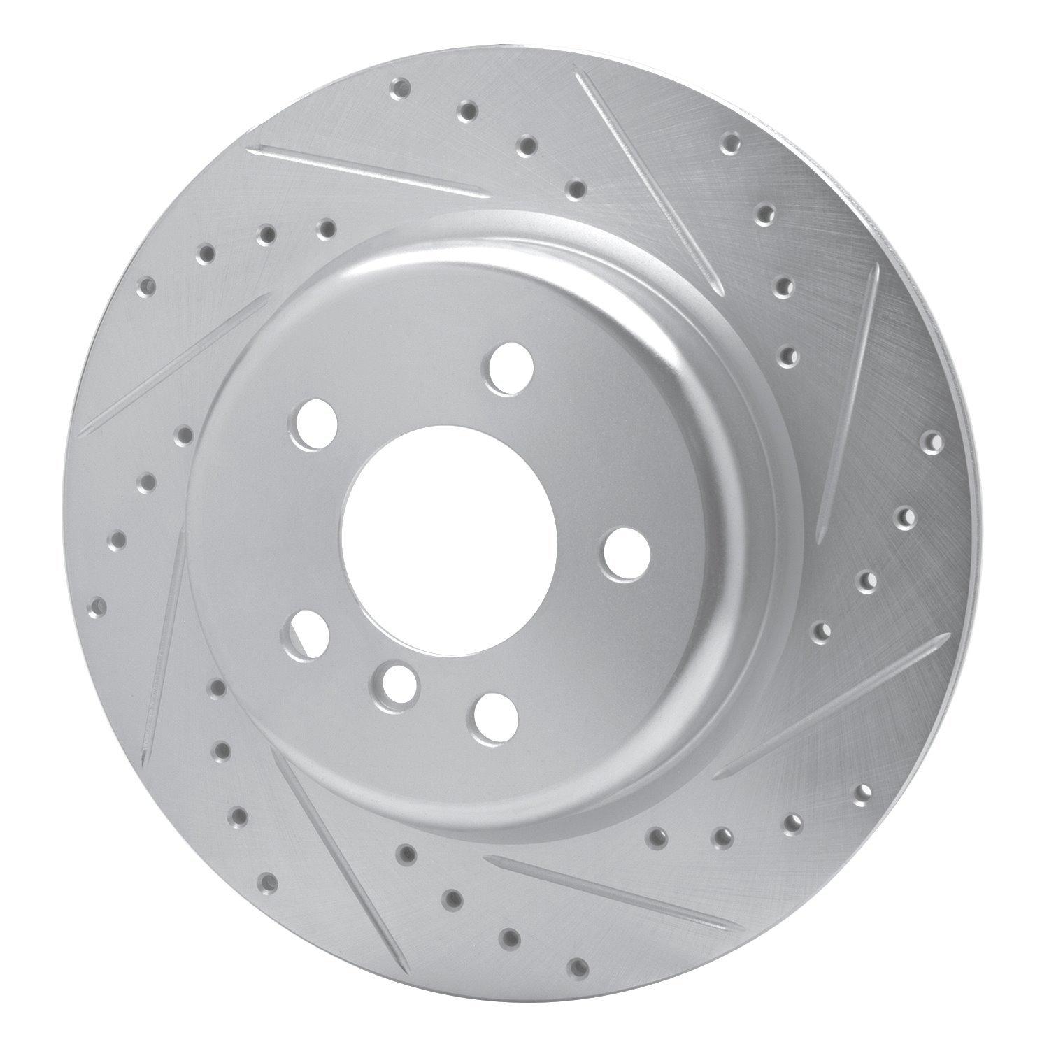 Drilled/Slotted Brake Rotor [Silver], 2011-2016 BMW