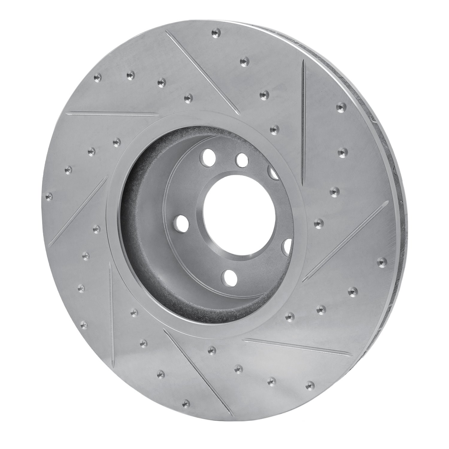 Drilled/Slotted Brake Rotor [Silver], 2016-2018 BMW