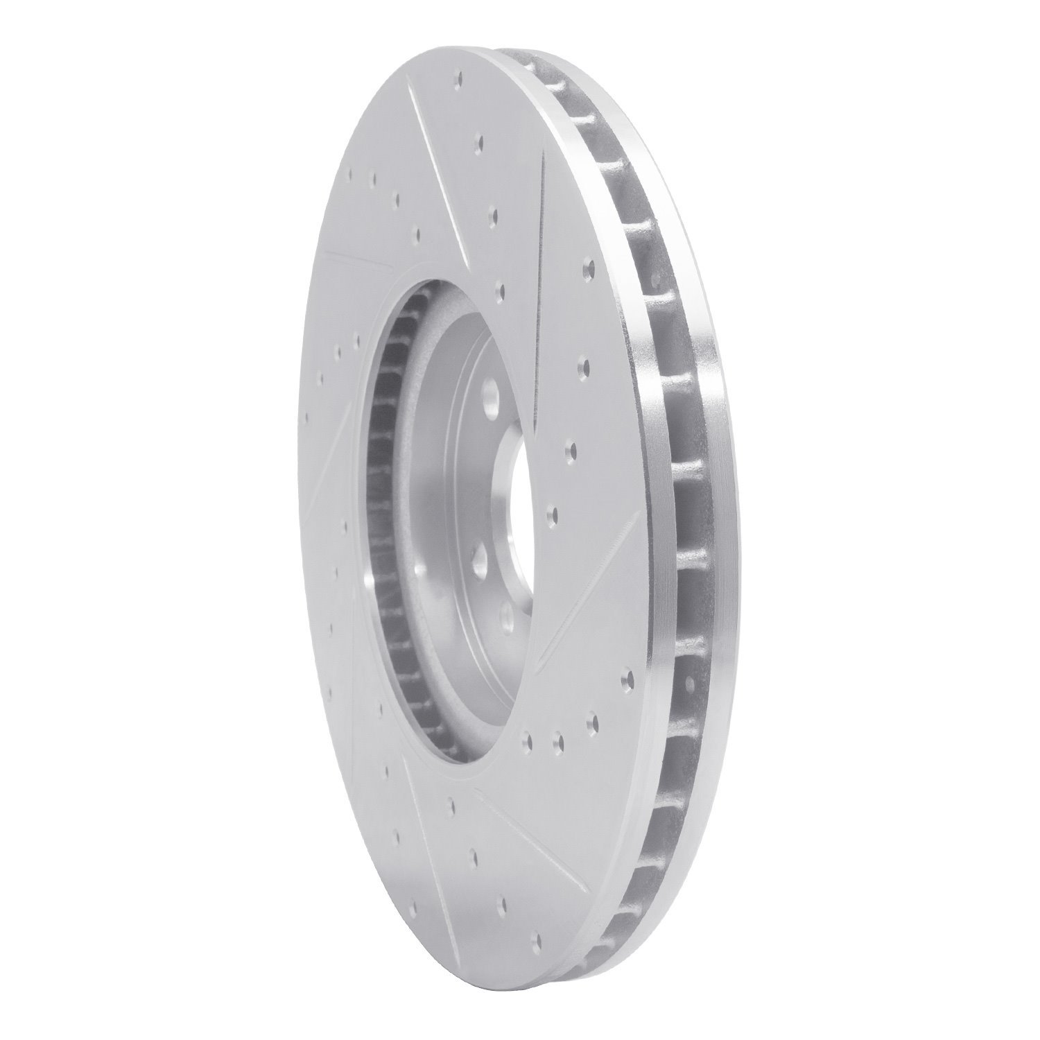 Drilled/Slotted Brake Rotor [Silver], 2015-2019 Mini