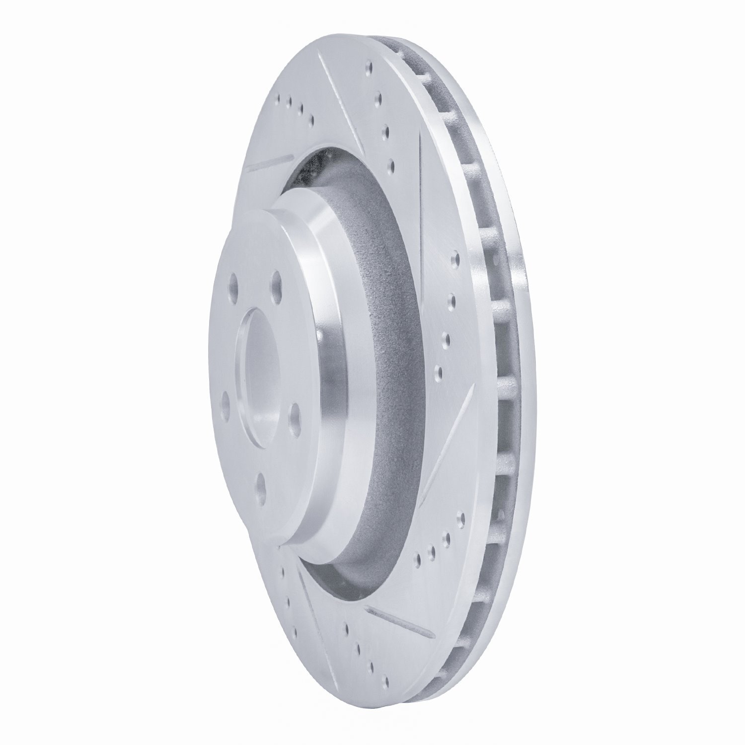 631-39020R Drilled/Slotted Brake Rotor [Silver], Fits Select Mopar, Position: Rear Right