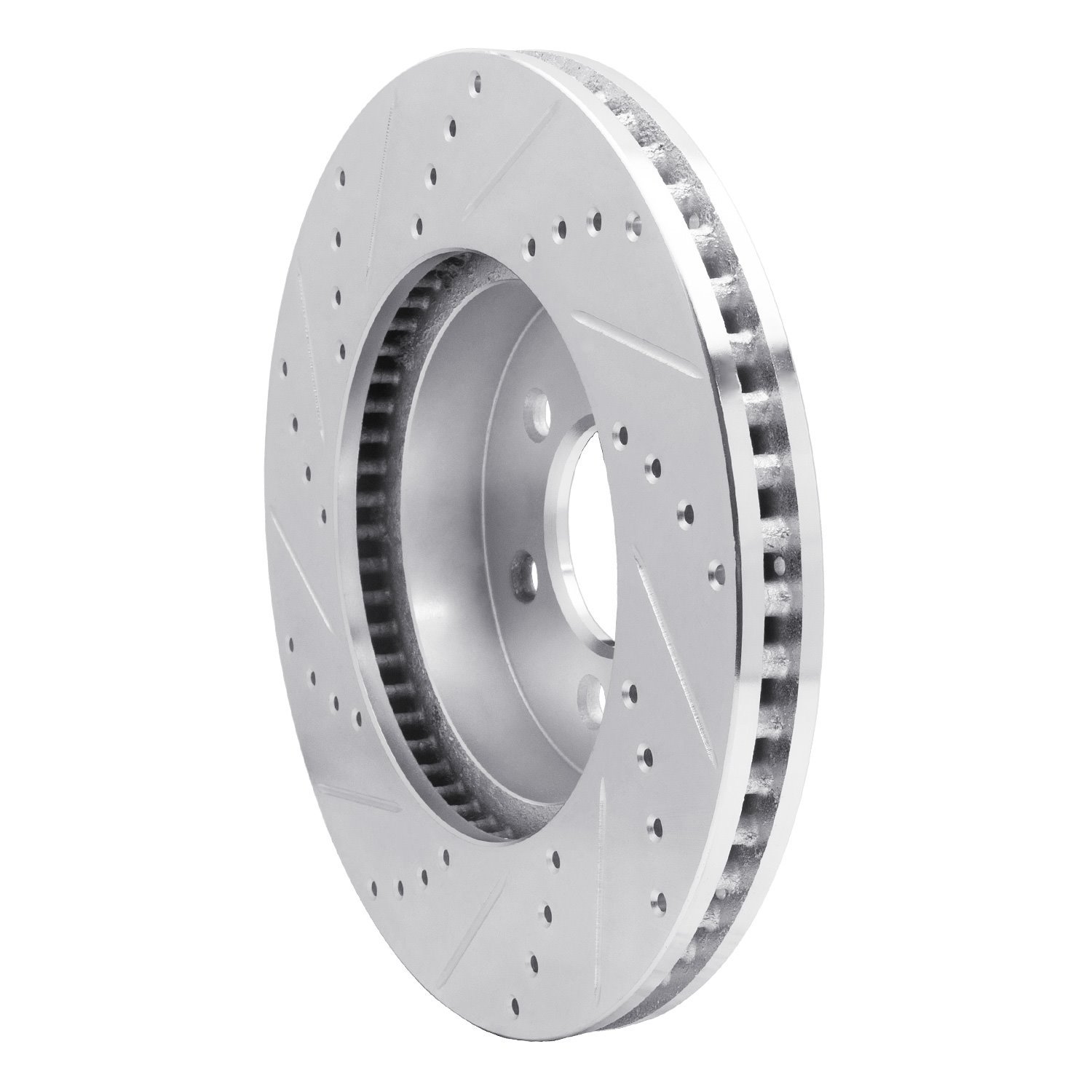631-40100R Drilled/Slotted Brake Rotor [Silver], 2003-2003 Mopar, Position: Front Right