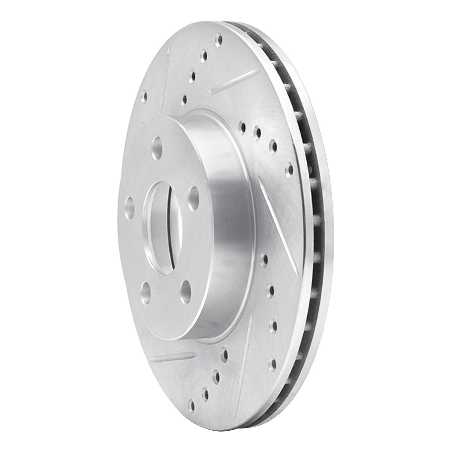 Drilled/Slotted Brake Rotor [Silver], 1990-2005 GM