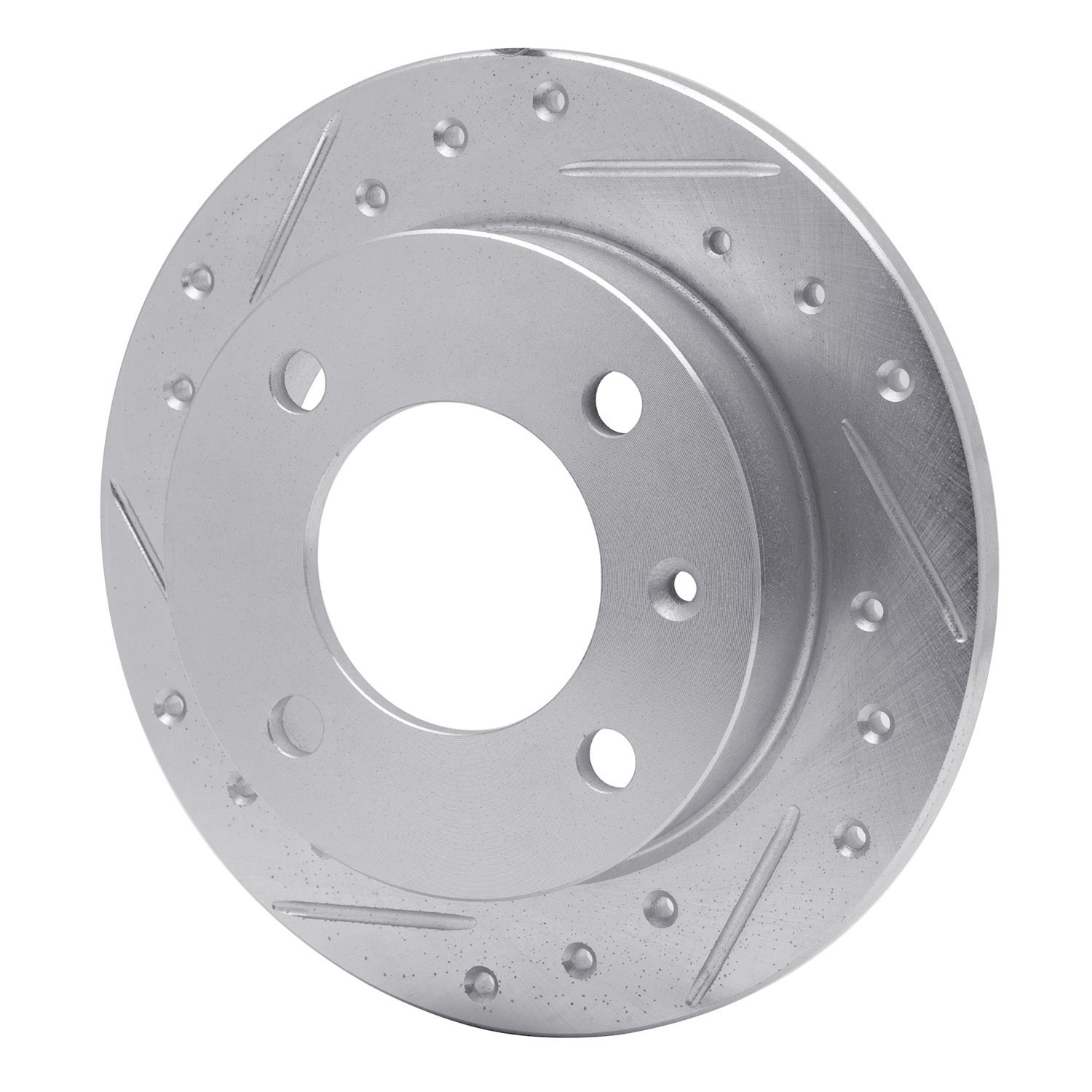 Drilled/Slotted Brake Rotor [Silver], 1978-1980