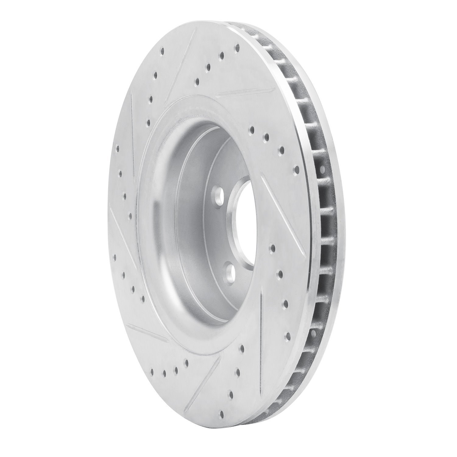 631-54077R Drilled/Slotted Brake Rotor [Silver], 2015-2020 Ford/Lincoln/Mercury/Mazda, Position: Front Right