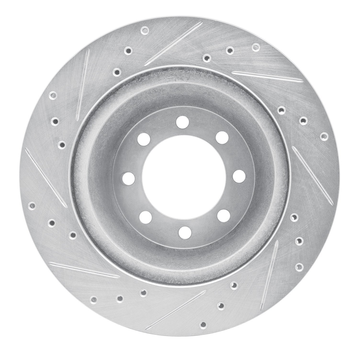 Drilled/Slotted Brake Rotor [Silver], 1968-1976