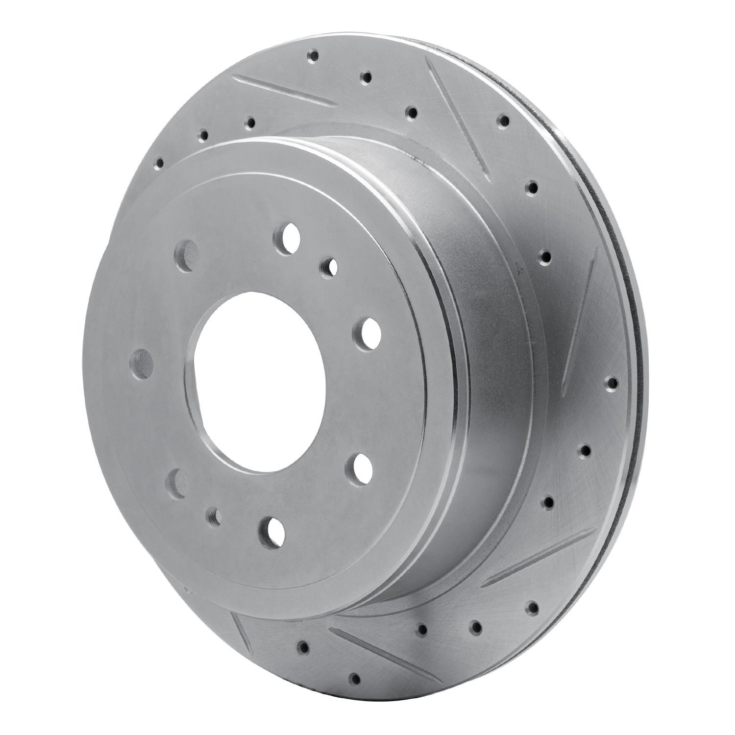631-54189R Drilled/Slotted Brake Rotor [Silver], 2004-2011 Ford/Lincoln/Mercury/Mazda, Position: Rear Right