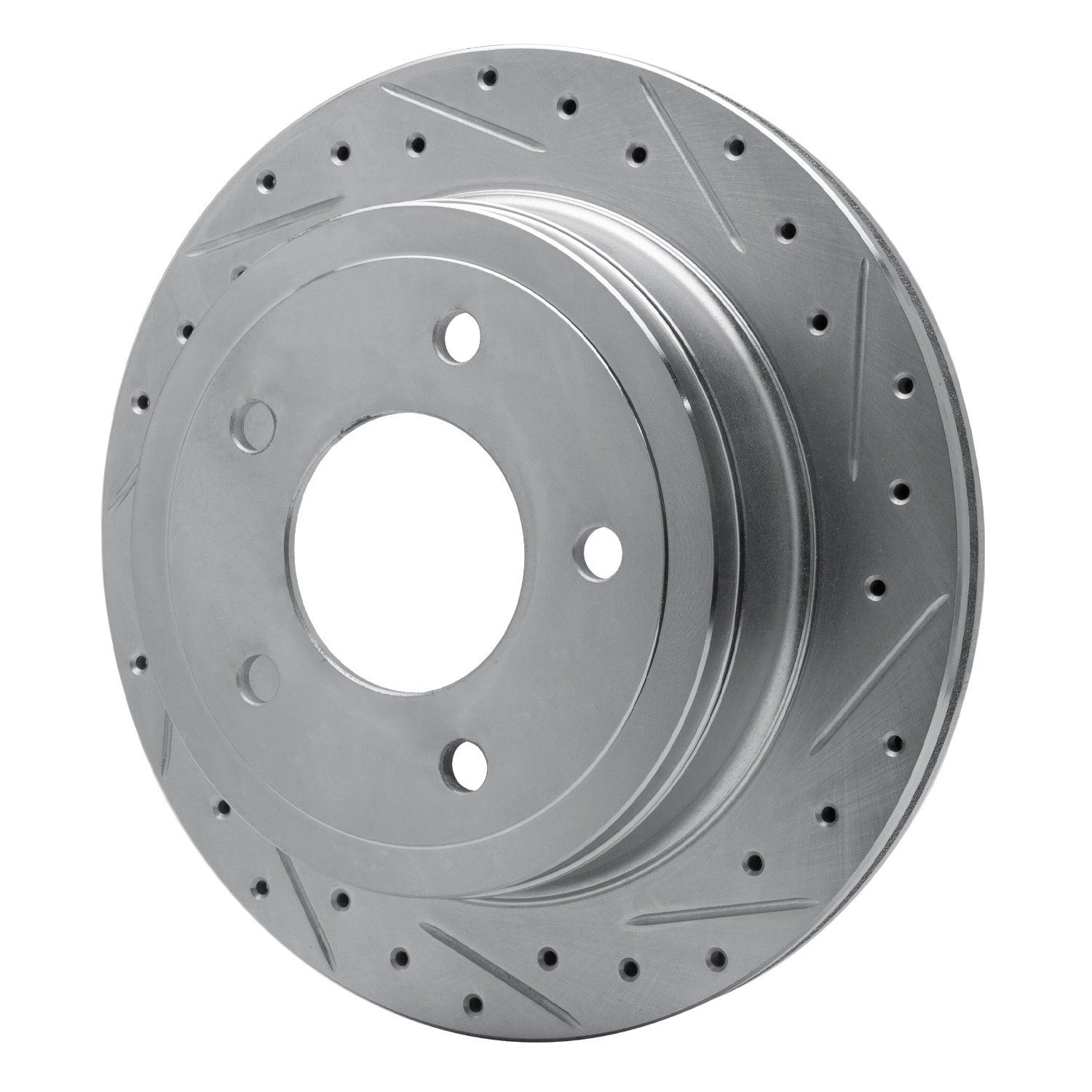 631-54192R Drilled/Slotted Brake Rotor [Silver], 2004-2006 Ford/Lincoln/Mercury/Mazda, Position: Rear Right
