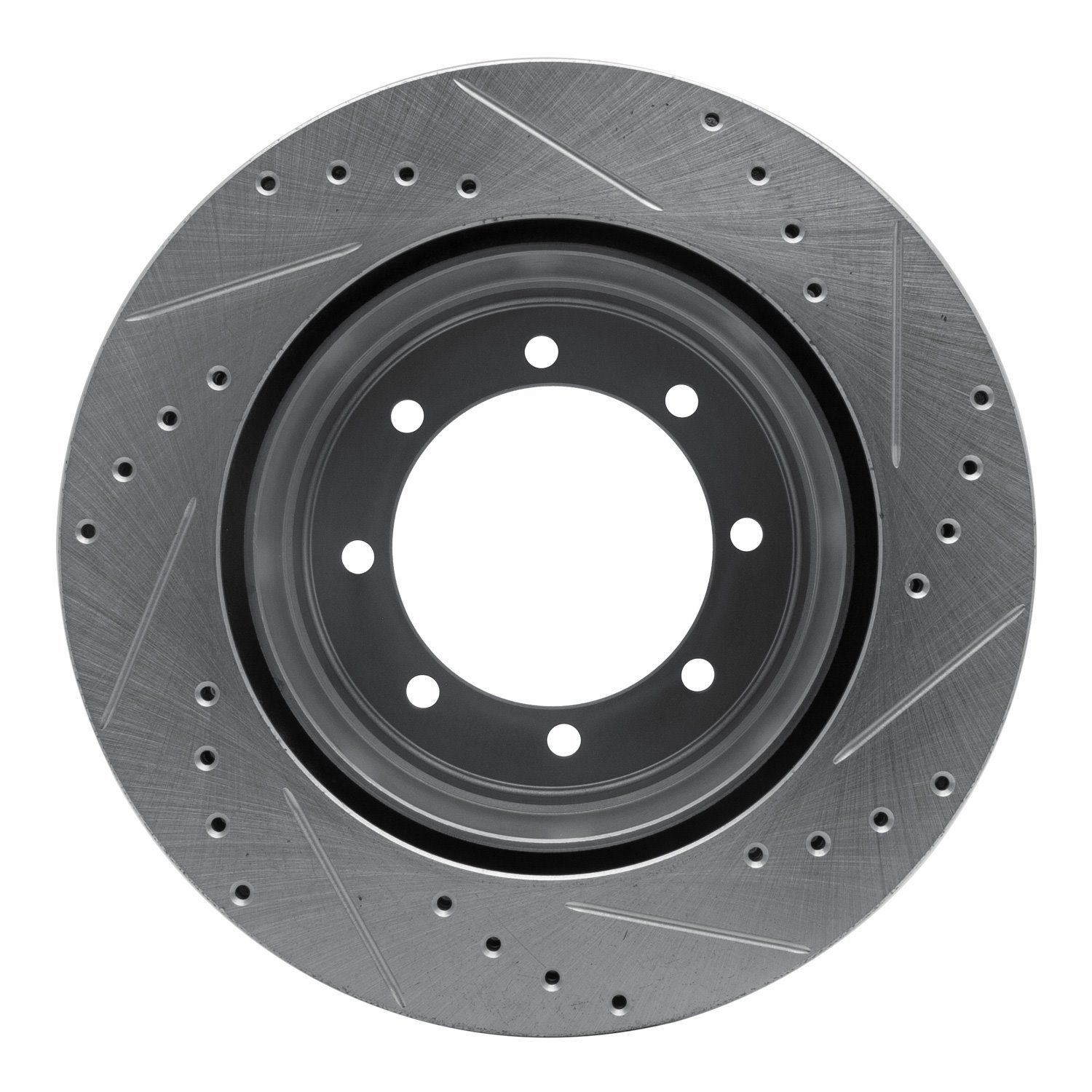 631-54200L Drilled/Slotted Brake Rotor [Silver], 2005-2012 Ford/Lincoln/Mercury/Mazda, Position: Rear Left,Rr Left