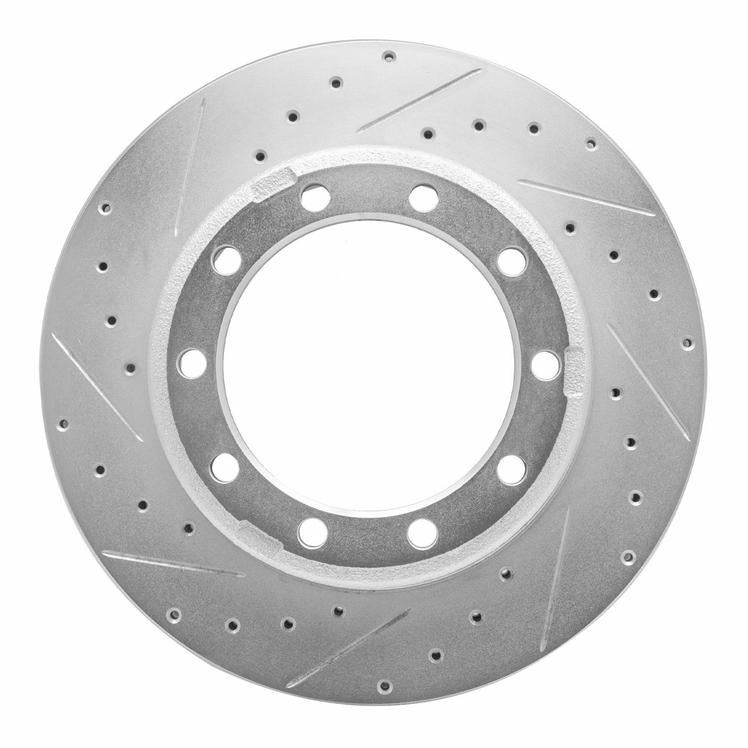 631-54255R Drilled/Slotted Brake Rotor [Silver], Fits Select Multiple Makes/Models, Position: Rear Right,Rr Right,Fr & Rr Right,