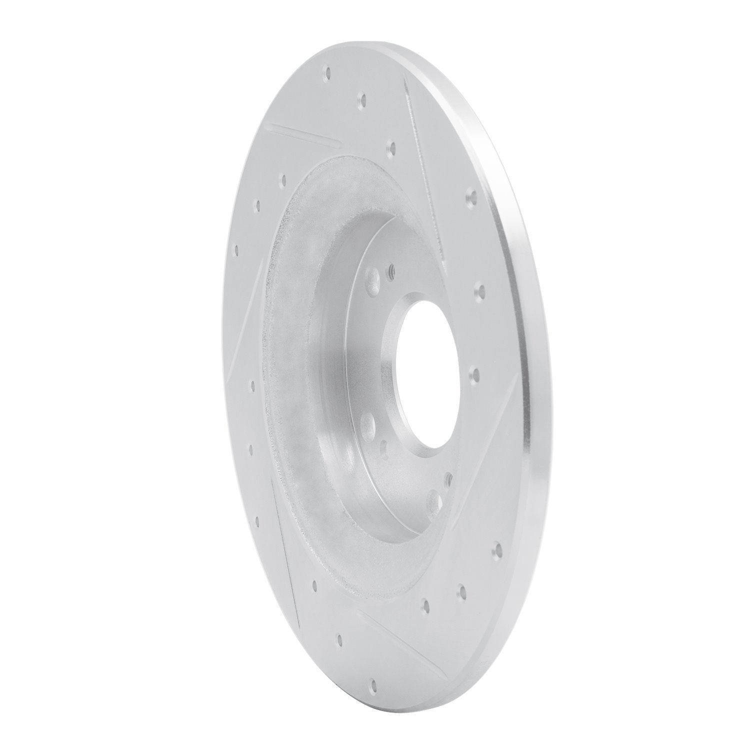 631-59028L Drilled/Slotted Brake Rotor [Silver], 2000-2009 Acura/Honda, Position: Rear Left