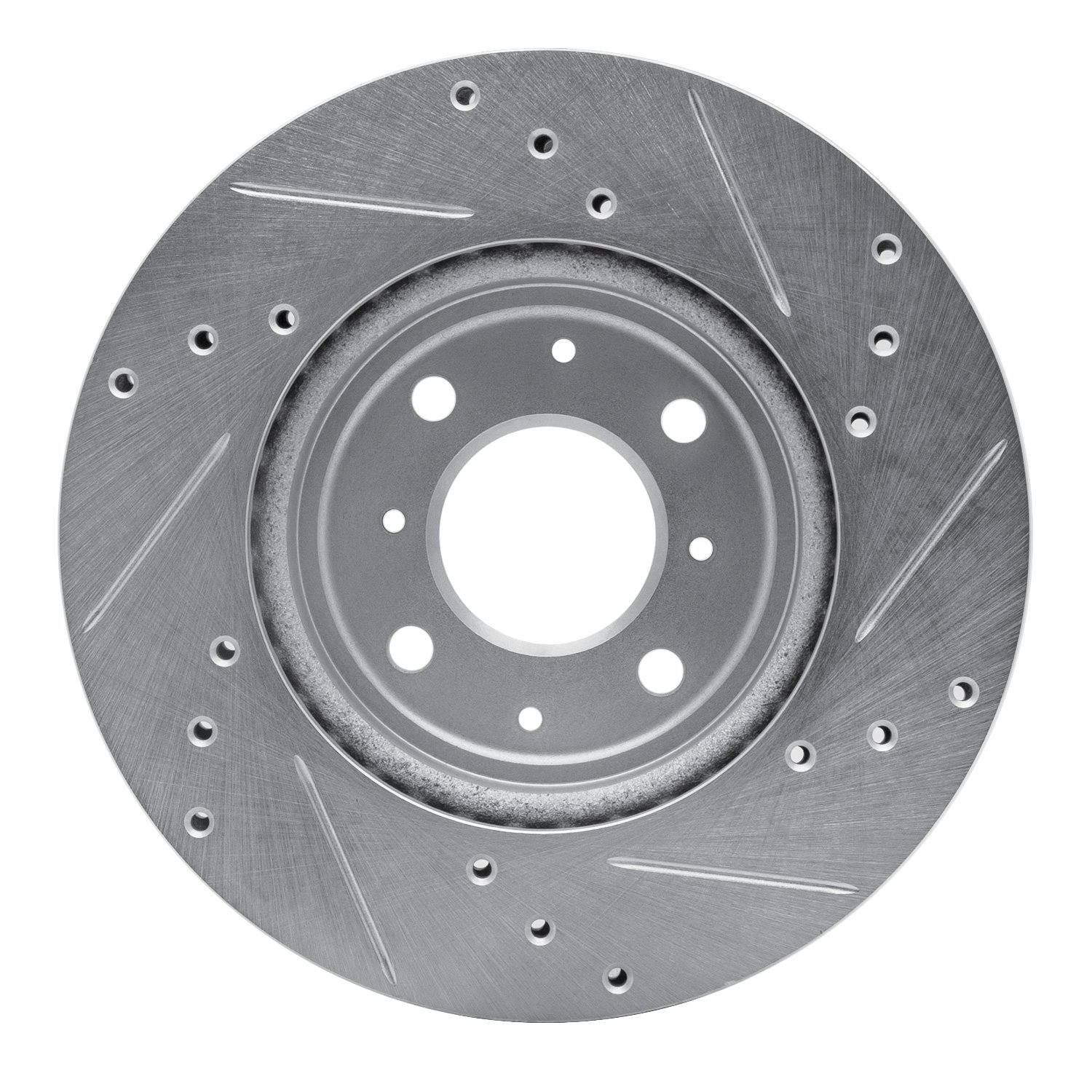 631-59038L Drilled/Slotted Brake Rotor [Silver], 2014-2020 Acura/Honda, Position: Front Left