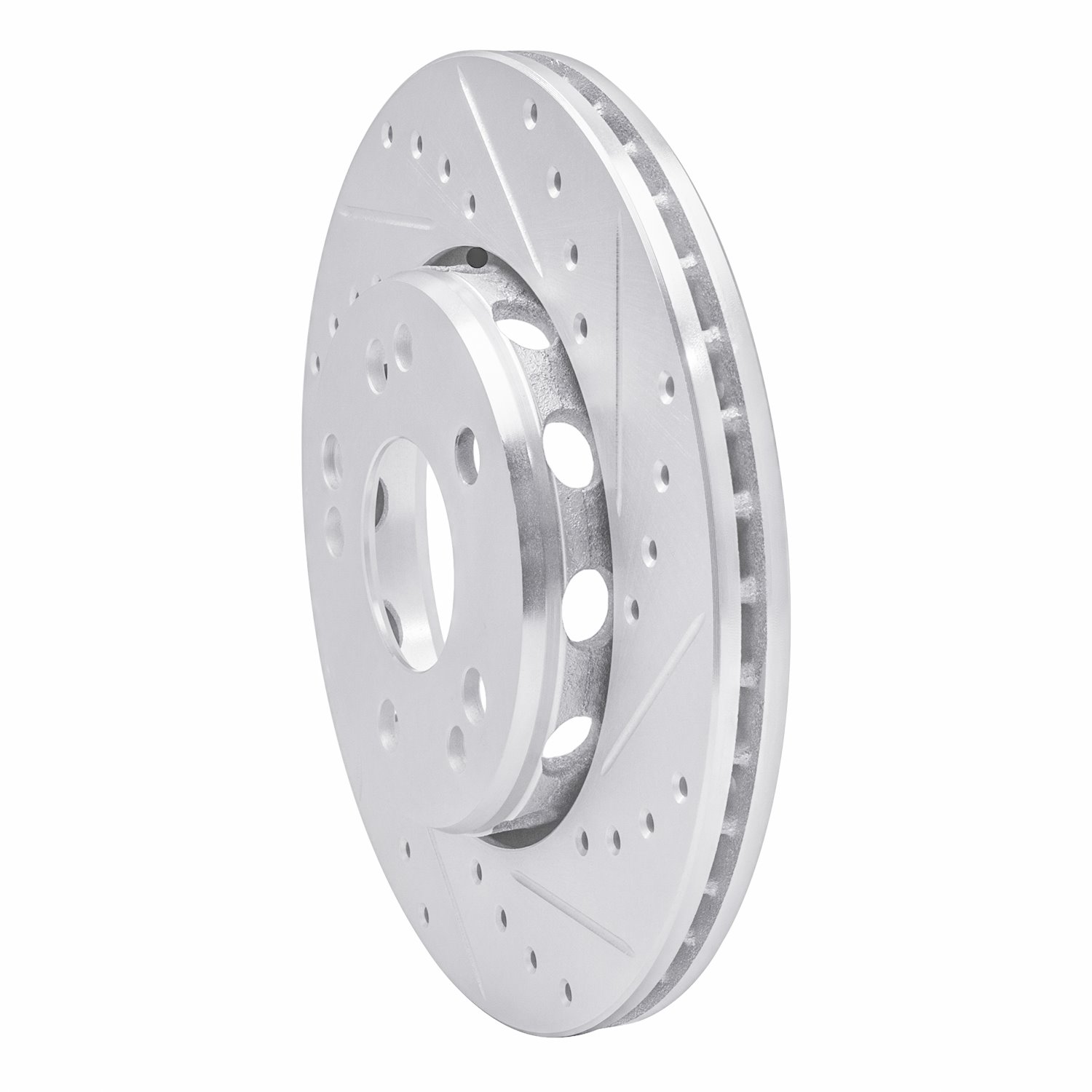 631-63014R Drilled/Slotted Brake Rotor [Silver], 1990-1992 Mercedes-Benz, Position: Front Right