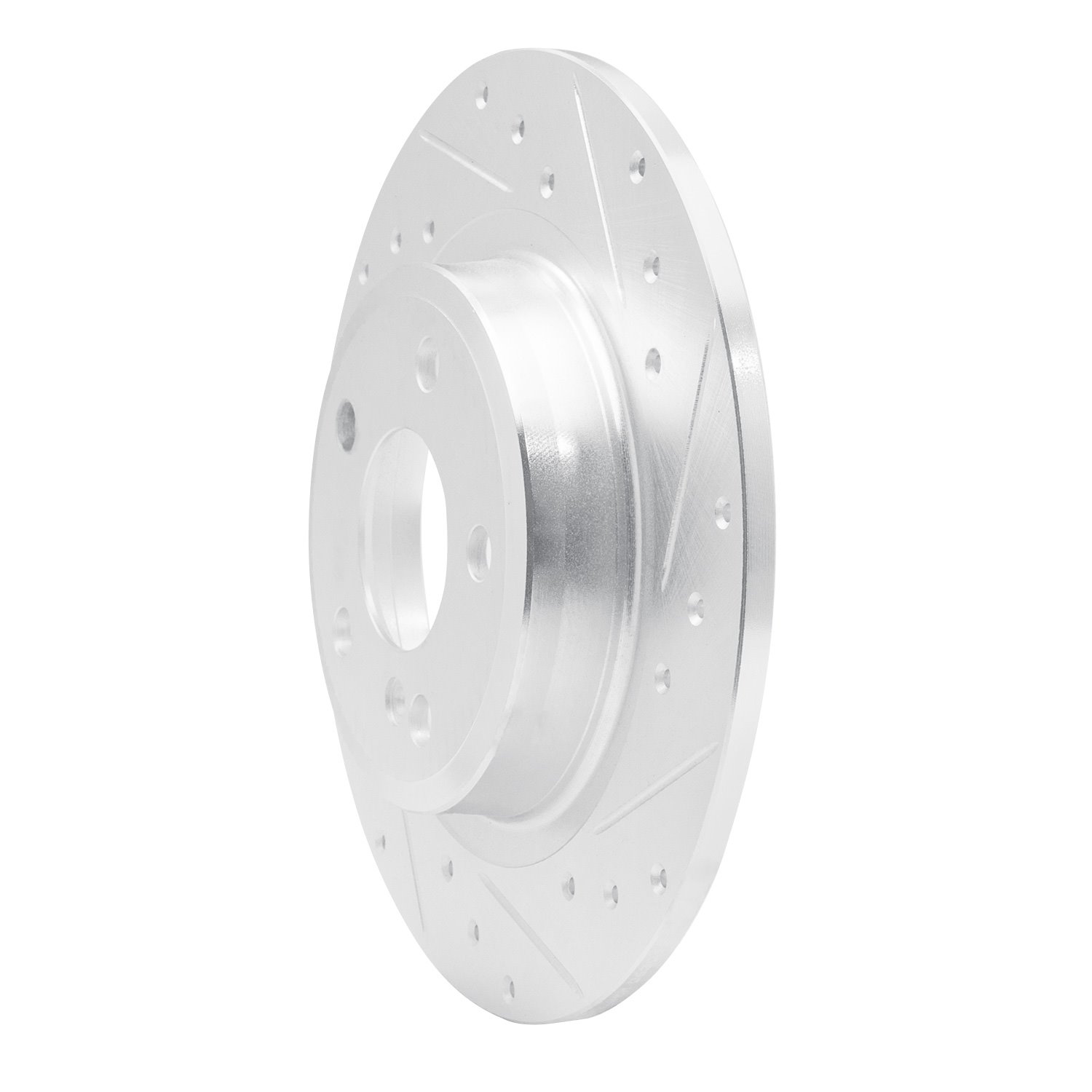 631-63099R Drilled/Slotted Brake Rotor [Silver], 2012-2020 Mercedes-Benz, Position: Rear Right