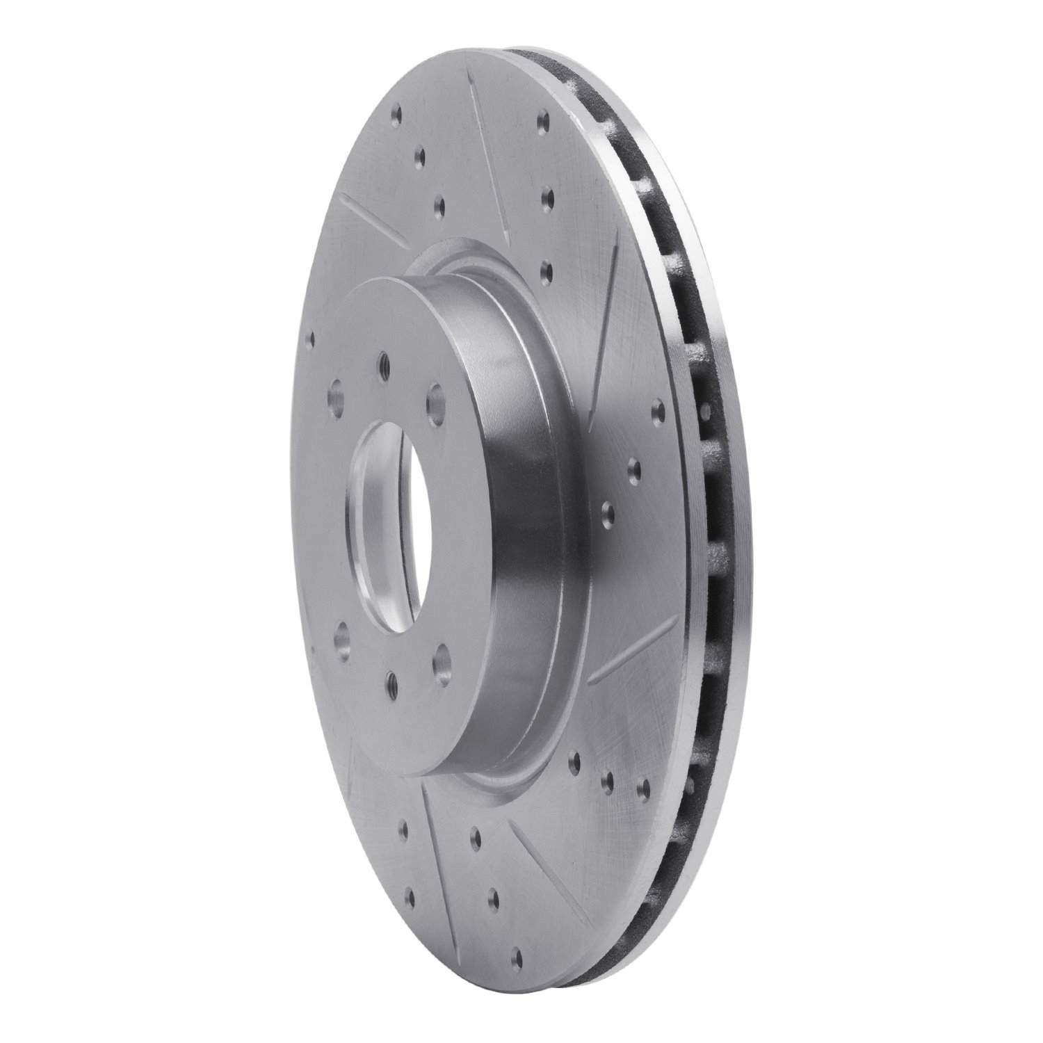 631-67054R Drilled/Slotted Brake Rotor [Silver], 2004-2006 Infiniti/Nissan, Position: Front Right