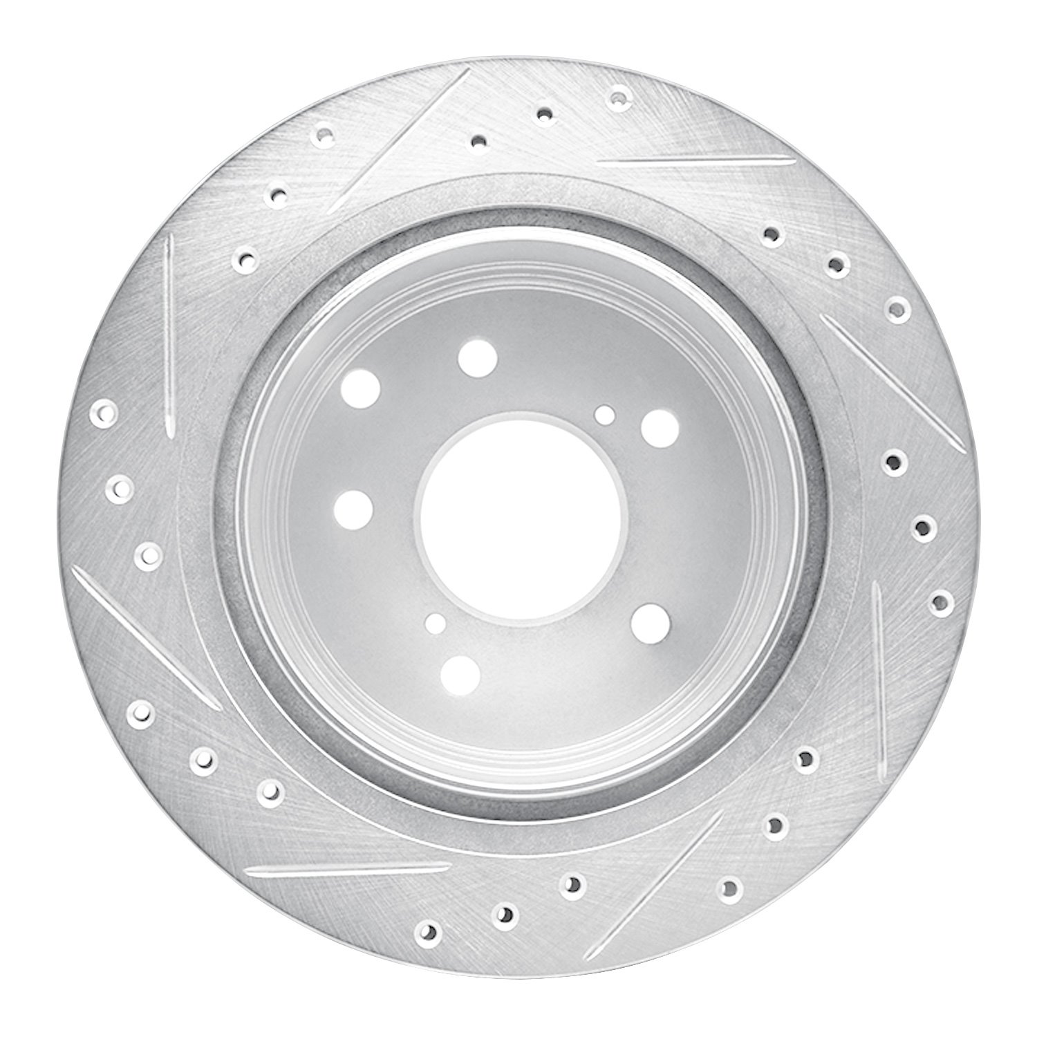 631-68004R Drilled/Slotted Brake Rotor [Silver], 1993-2001 Infiniti/Nissan, Position: Rear Right