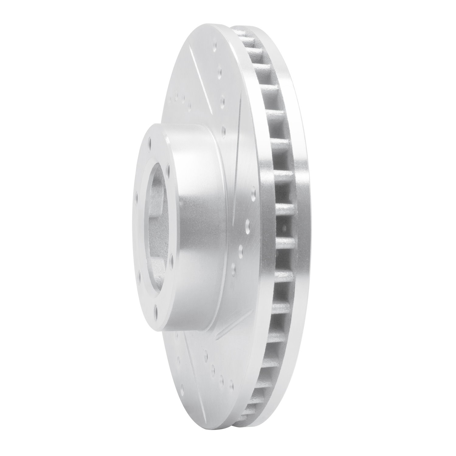 631-76107R Drilled/Slotted Brake Rotor [Silver], 1989-1993 Lexus/Toyota/Scion, Position: Front Right