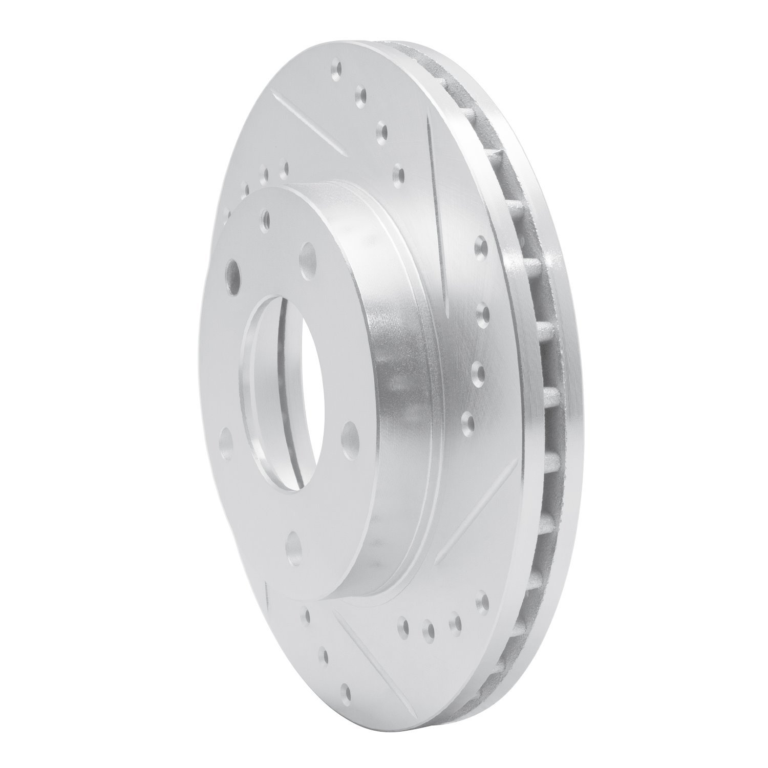 Drilled/Slotted Brake Rotor [Silver], 1993-2003