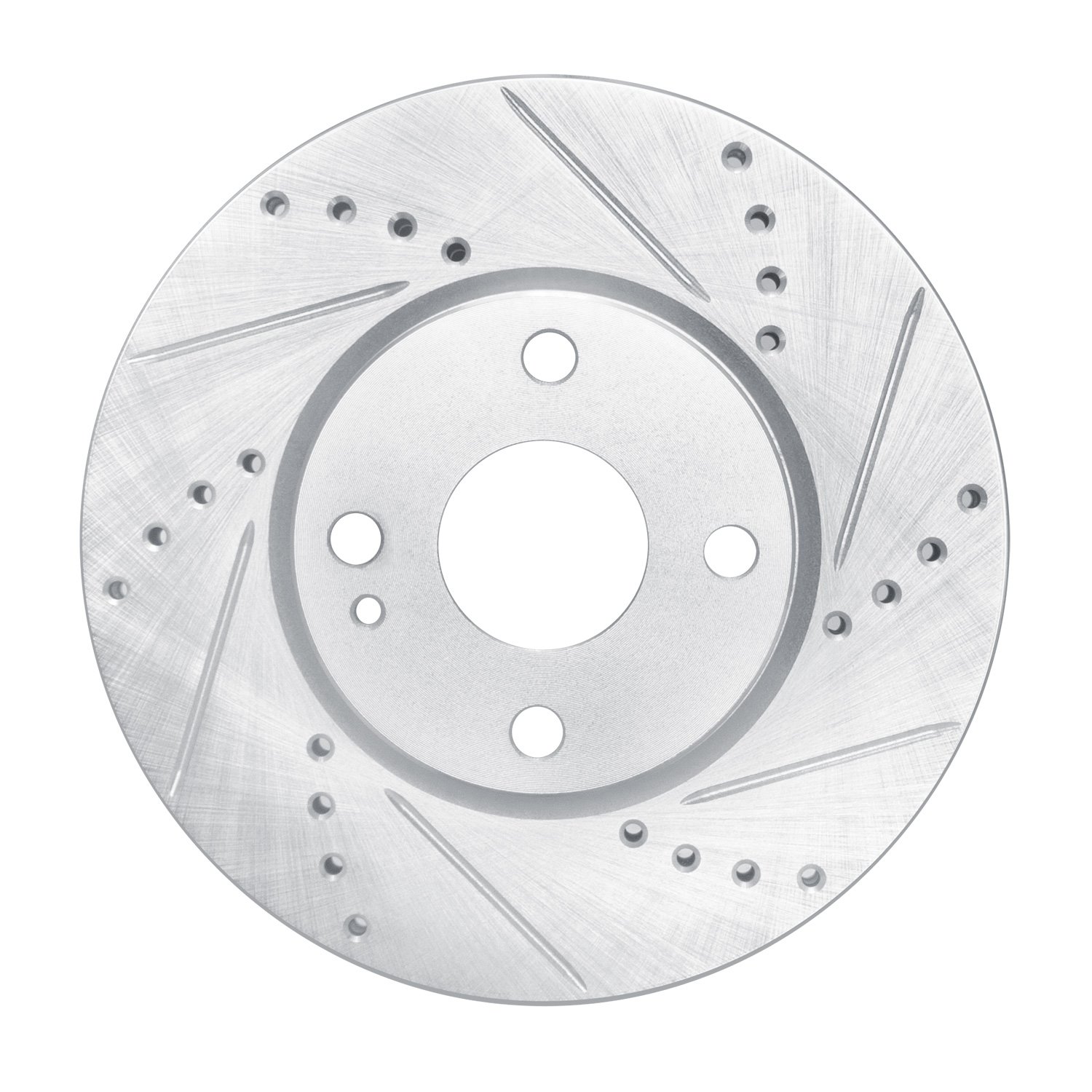 631-91003R Drilled/Slotted Brake Rotor [Silver], 2016-2020 Multiple Makes/Models, Position: Front Right