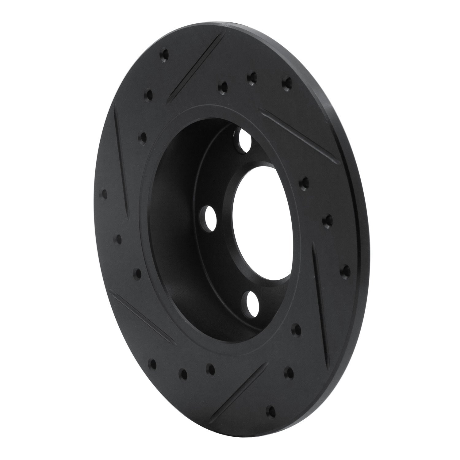 633-74019R Drilled/Slotted Brake Rotor [Black], 1998-2020 Multiple Makes/Models, Position: Rear Right