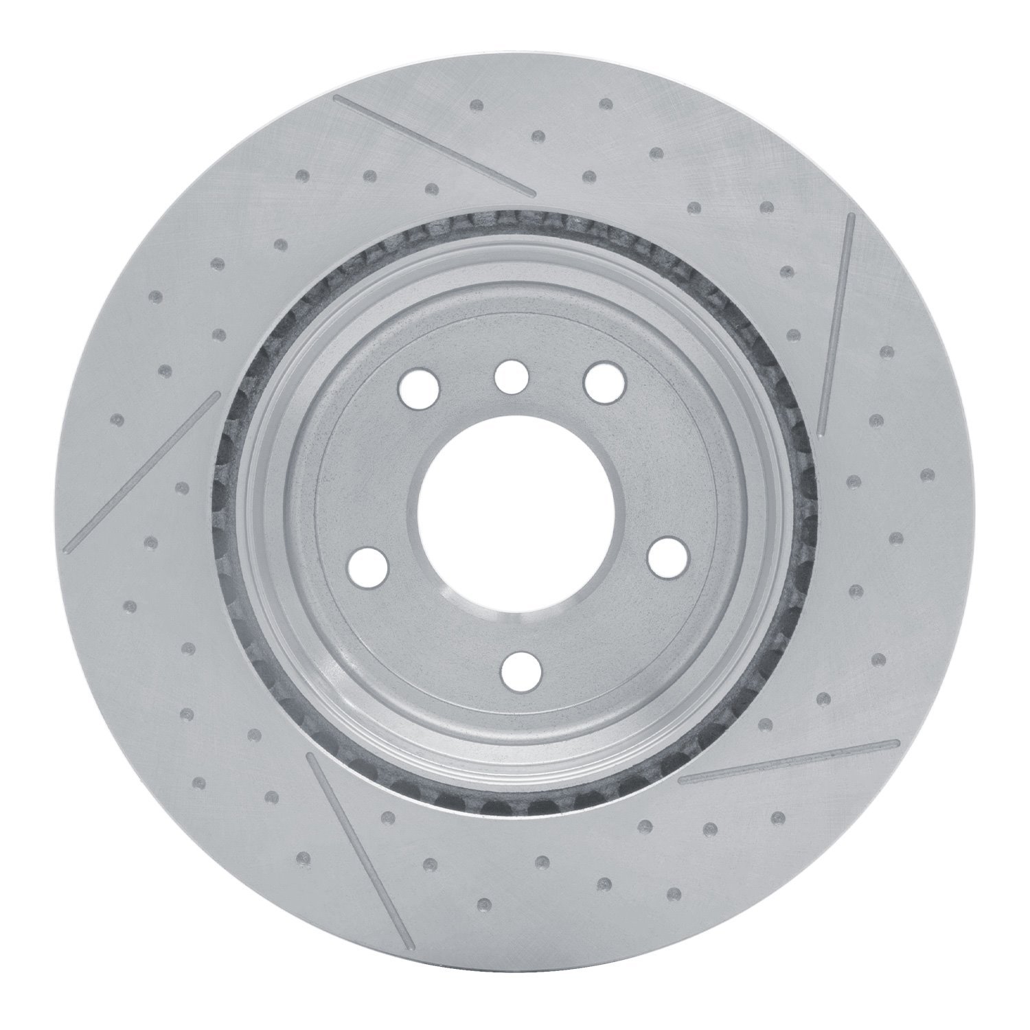 640-31090 Dimpled & Slotted Brake Rotor, 2013-2013 BMW, Position: Rear