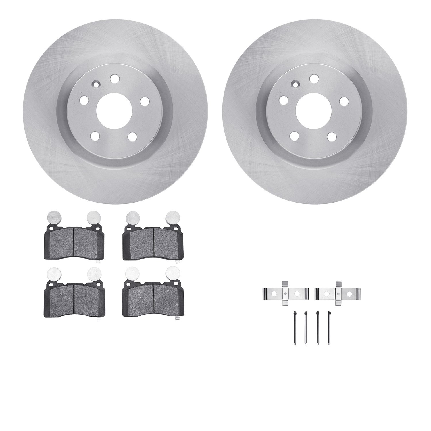 Brake Rotors w/5000 Euro Ceramic Brake Pads Kit