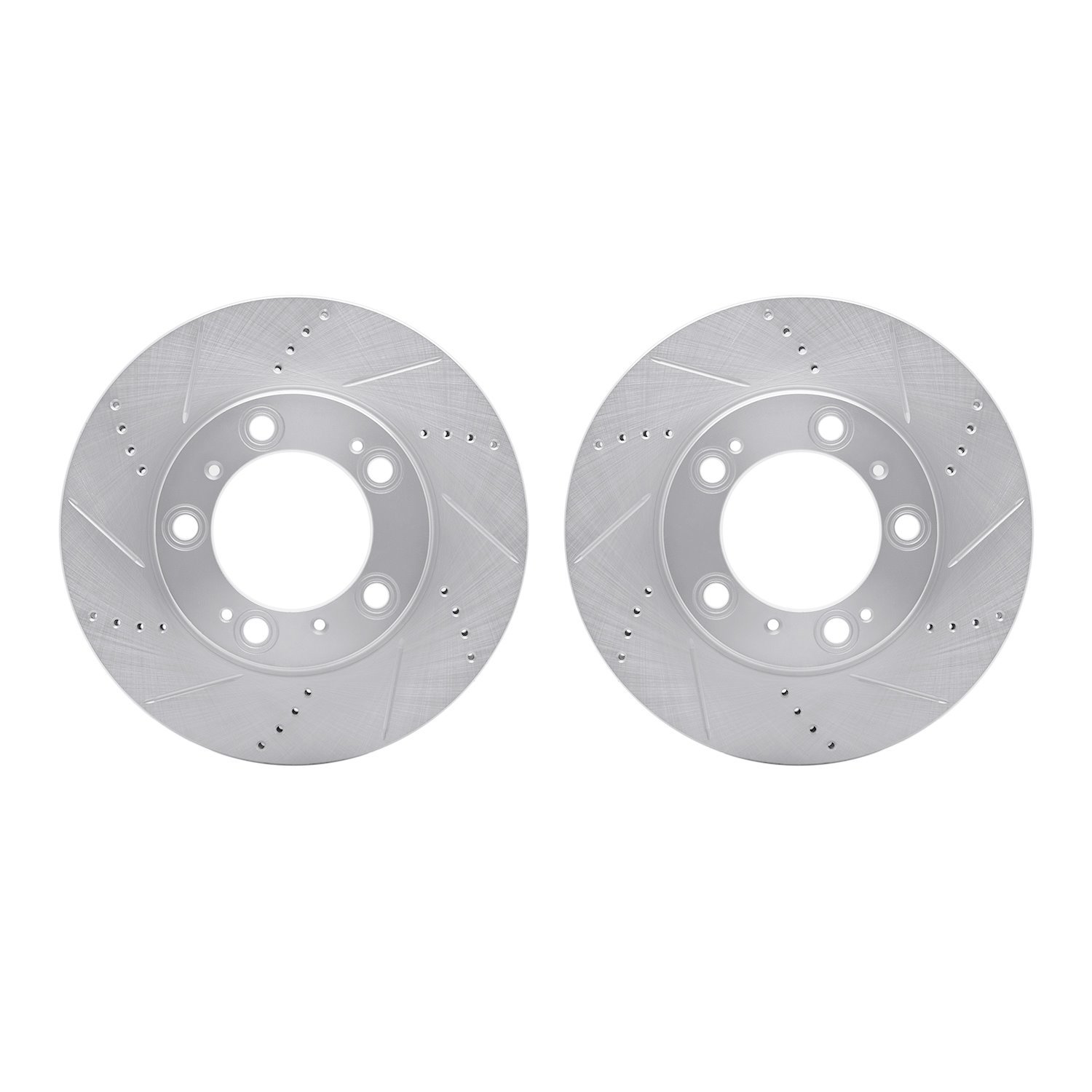 Drilled/Slotted Brake Rotors [Silver], 1997-2004 Porsche