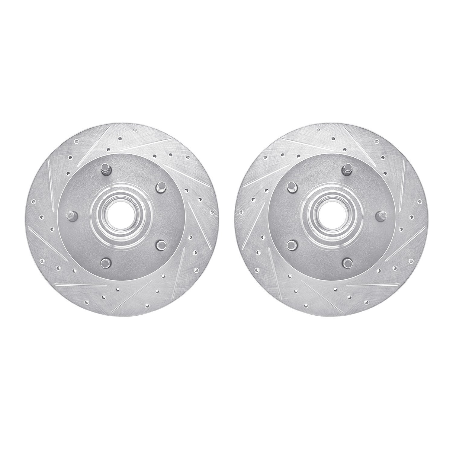 Drilled/Slotted Brake Rotors [Silver], 1994-2003