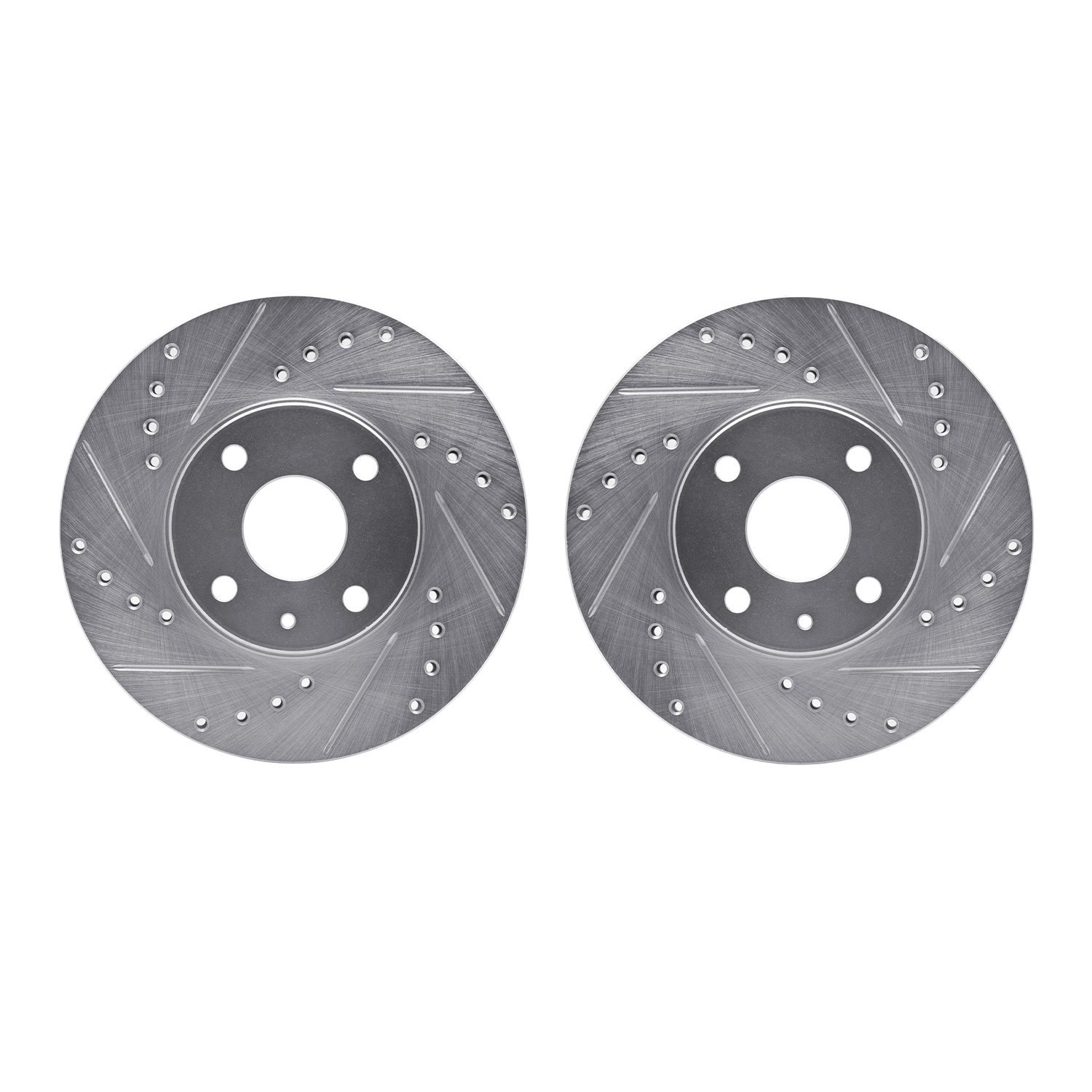 Drilled/Slotted Brake Rotors [Silver], 1990-2003