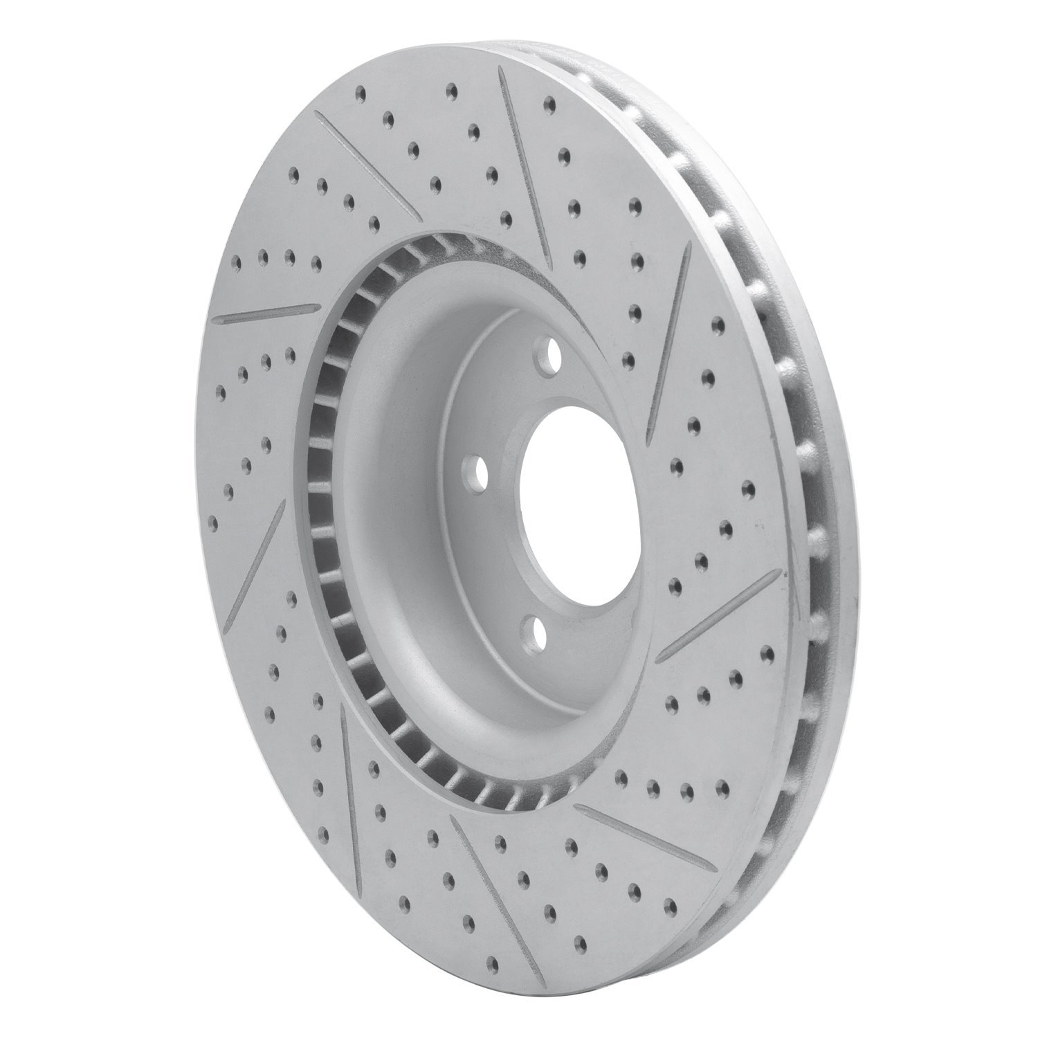 830-11032L Geoperformance Drilled/Slotted Brake Rotor, Fits Select Land Rover, Position: Front Left