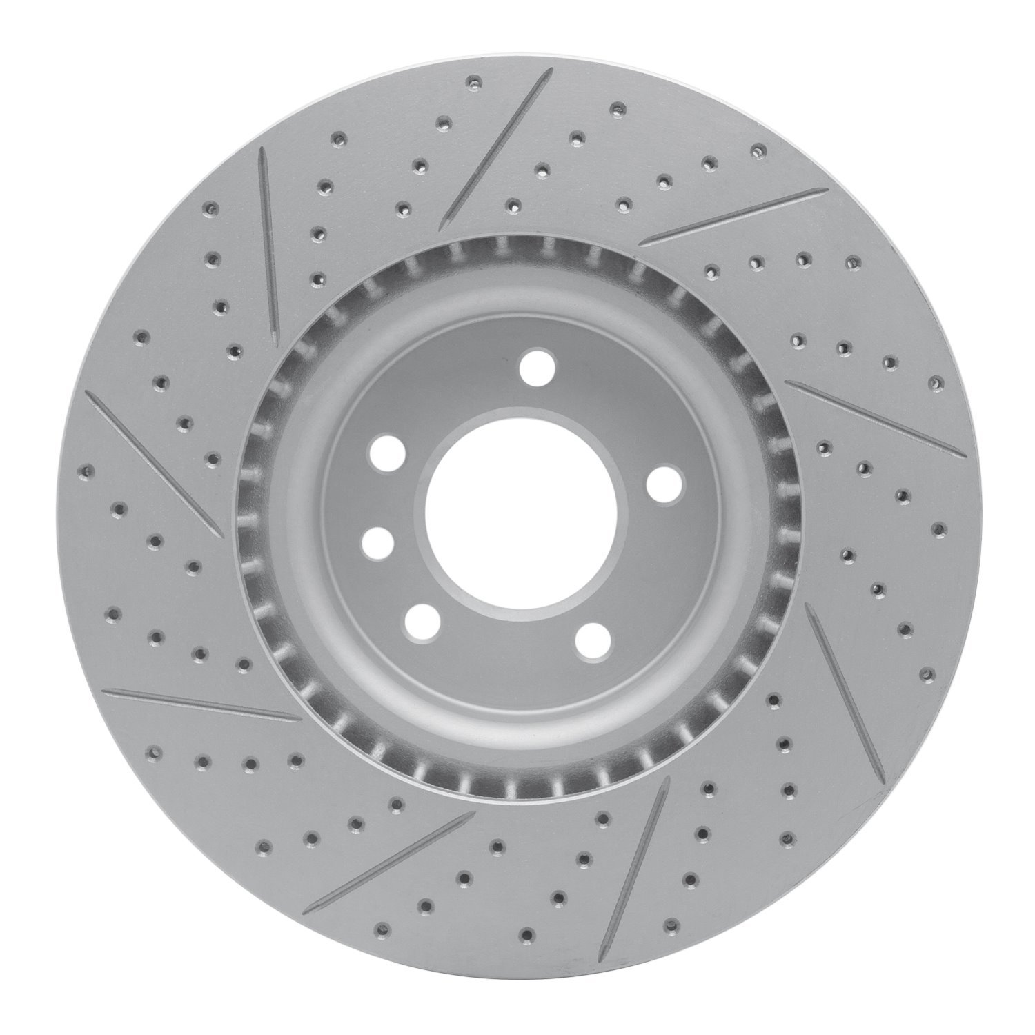 830-11032R Geoperformance Drilled/Slotted Brake Rotor, Fits Select Land Rover, Position: Front Right
