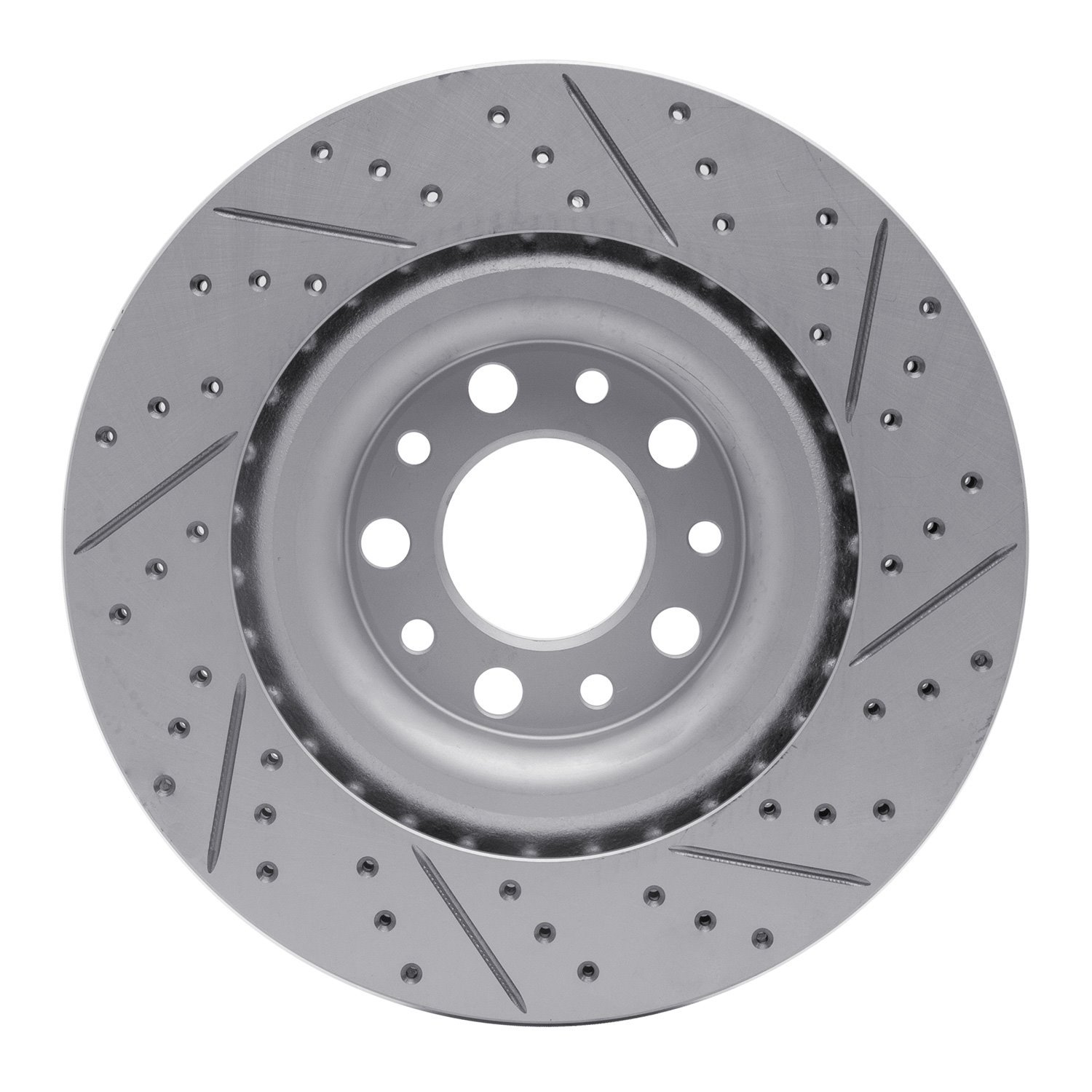 830-16013L Geoperformance Drilled/Slotted Brake Rotor, Fits Select Alfa Romeo, Position: Rear Left