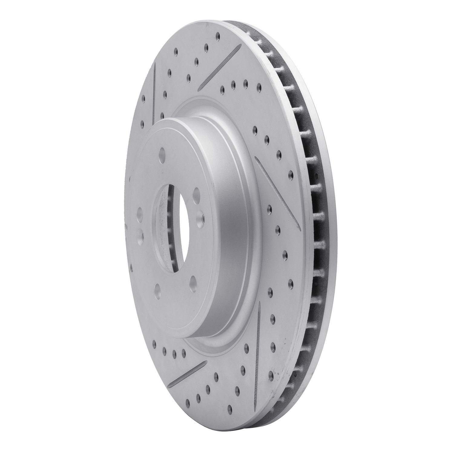 830-21040L Geoperformance Drilled/Slotted Brake Rotor, Fits Select Kia/Hyundai/Genesis, Position: Front Left