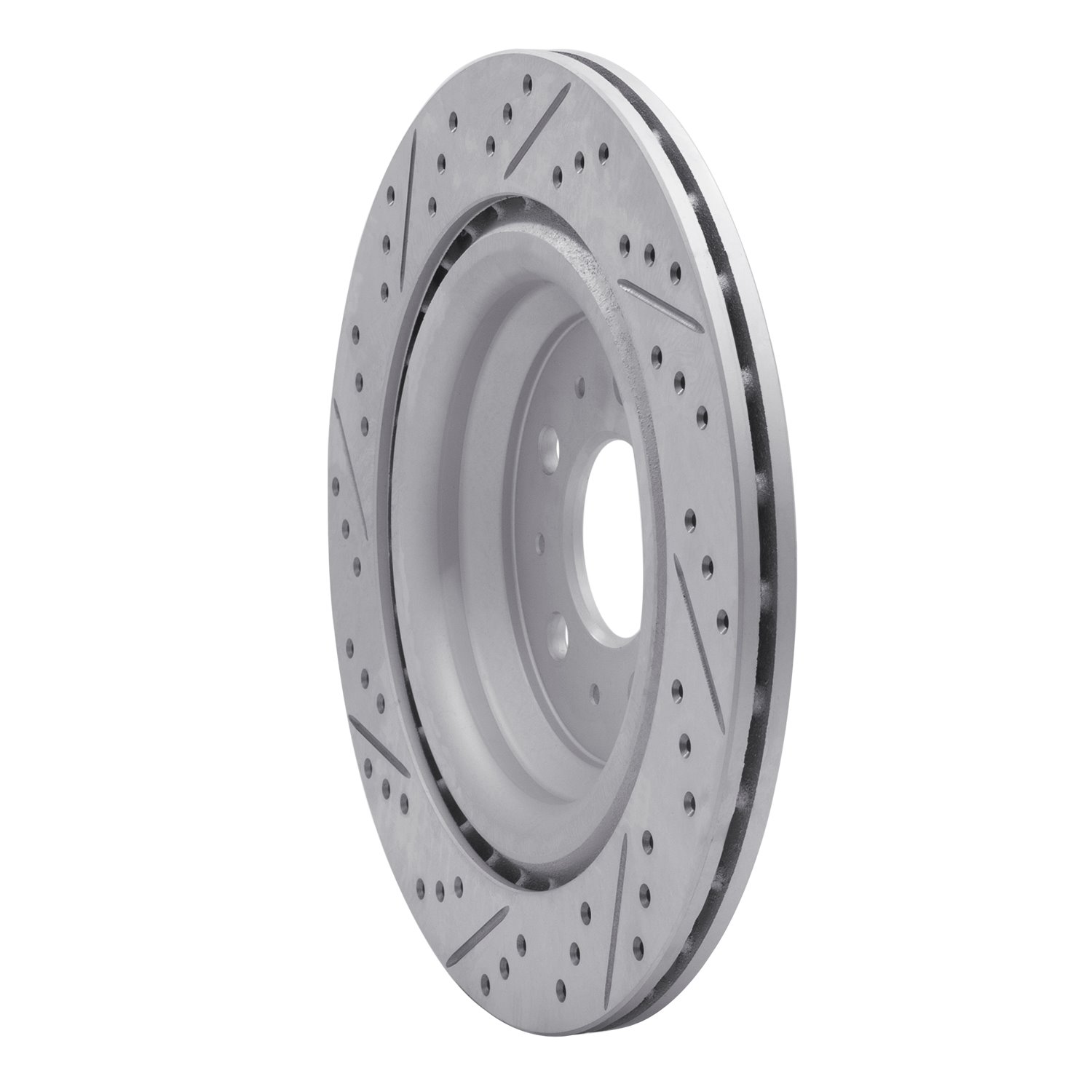 830-26003R Geoperformance Drilled/Slotted Brake Rotor, Fits Select Tesla, Position: Rear Right