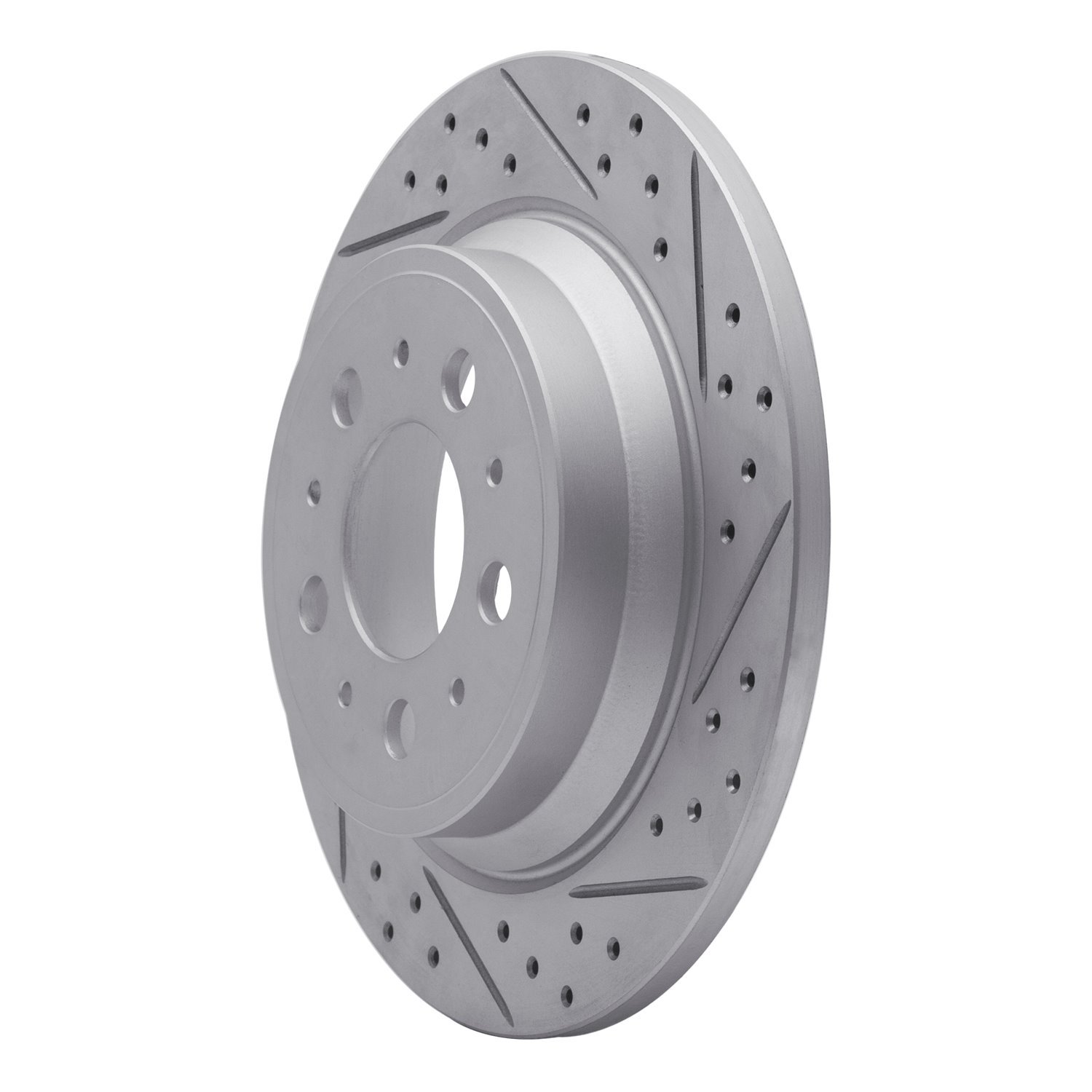 830-27024R Geoperformance Drilled/Slotted Brake Rotor, 1999-2009 Volvo, Position: Rear Right