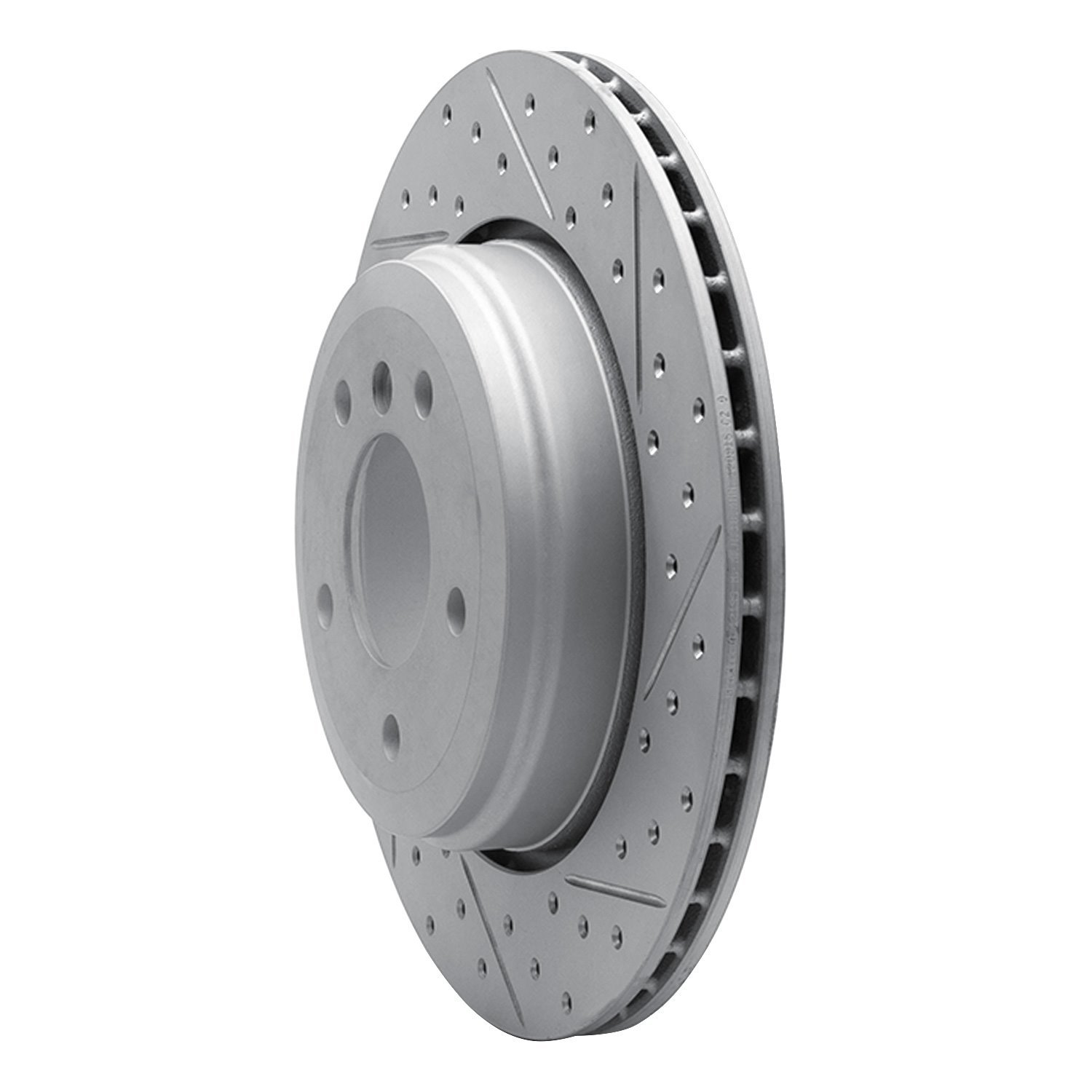830-31066R Geoperformance Drilled/Slotted Brake Rotor, 2004-2010 BMW, Position: Rear Right